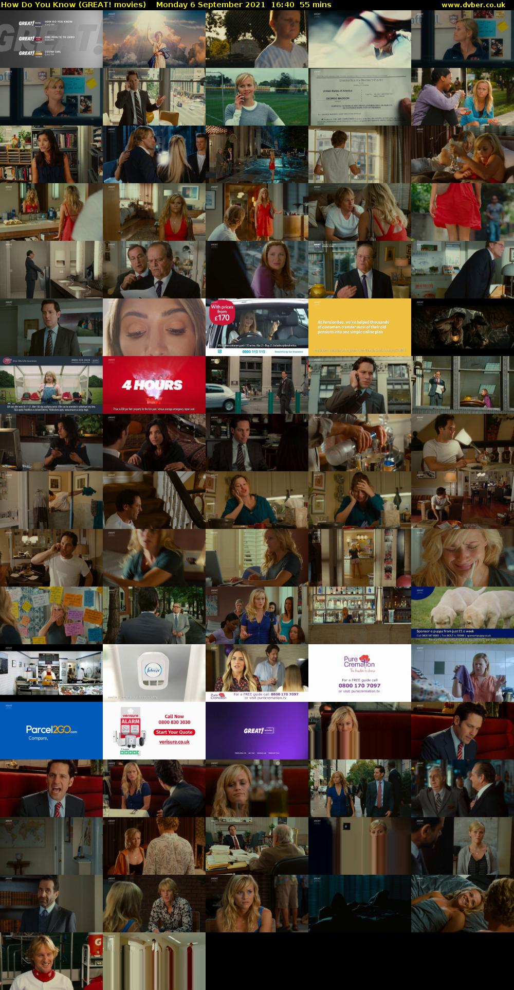 How Do You Know (GREAT! movies) Monday 6 September 2021 16:40 - 17:35