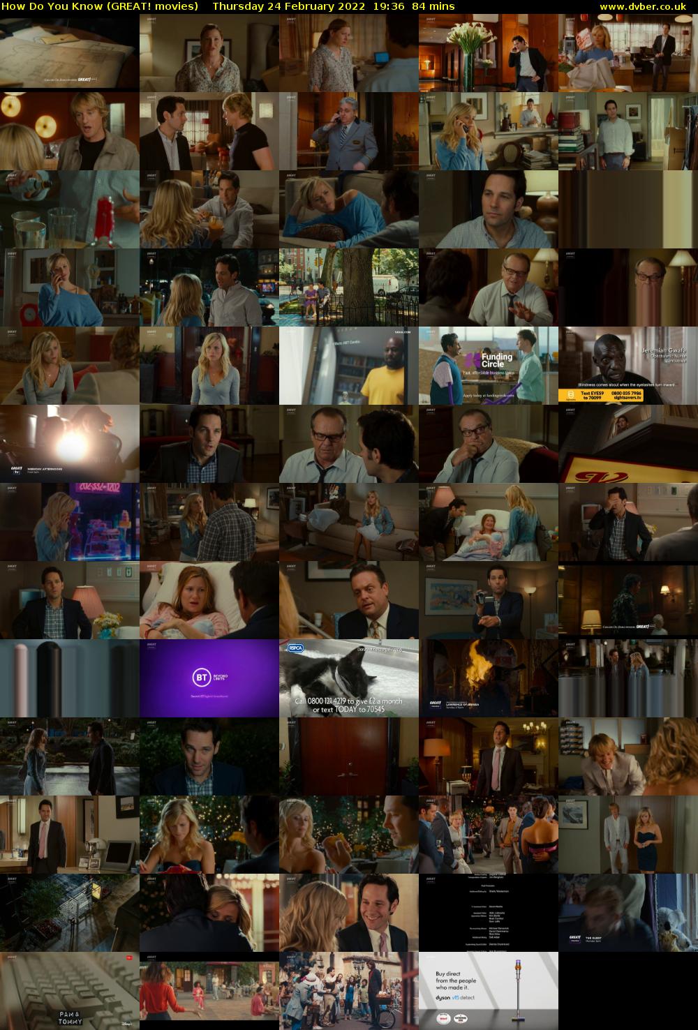 How Do You Know (GREAT! movies) Thursday 24 February 2022 19:36 - 21:00
