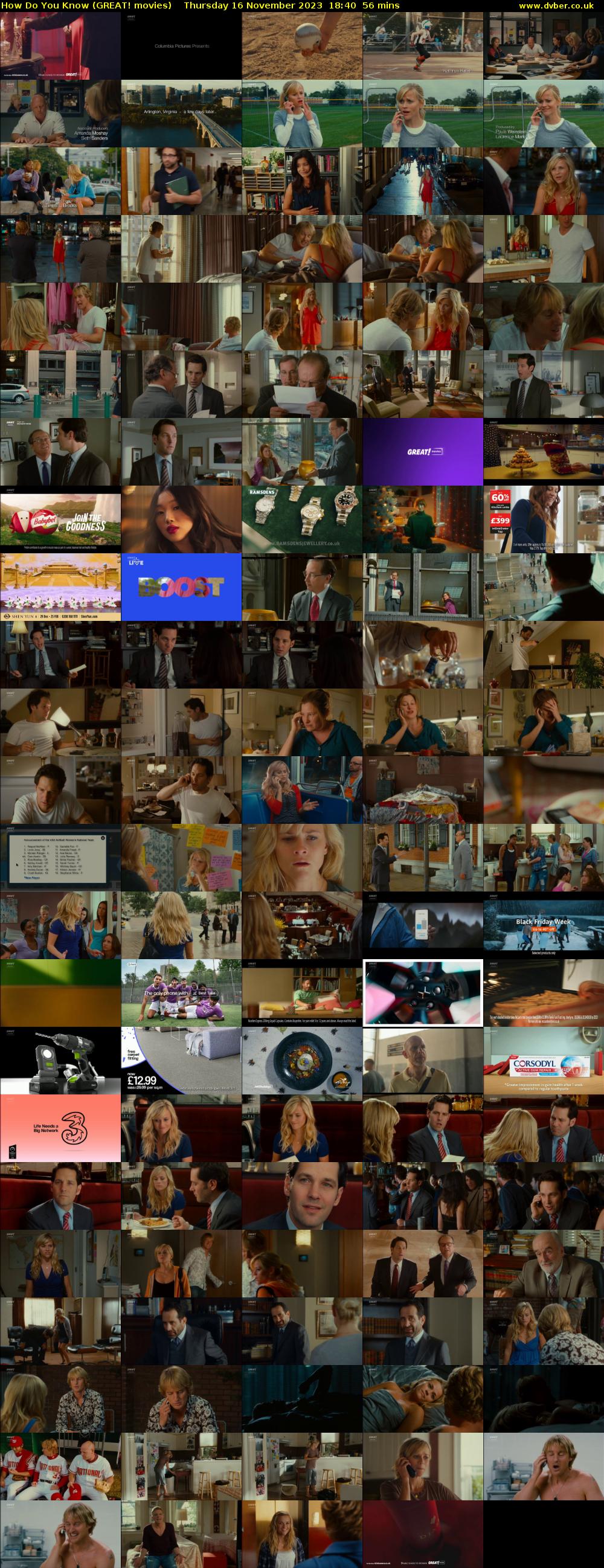 How Do You Know (GREAT! movies) Thursday 16 November 2023 18:40 - 19:36