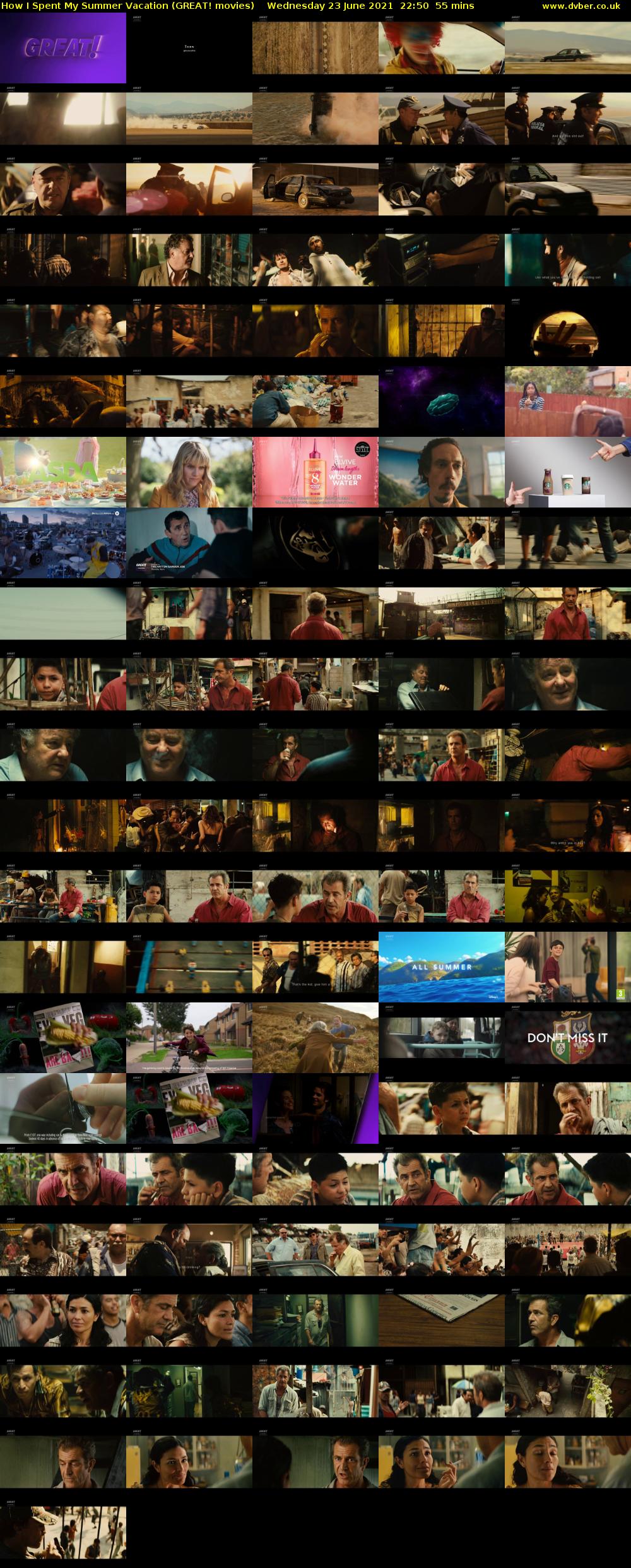 How I Spent My Summer Vacation (GREAT! movies) Wednesday 23 June 2021 22:50 - 23:45