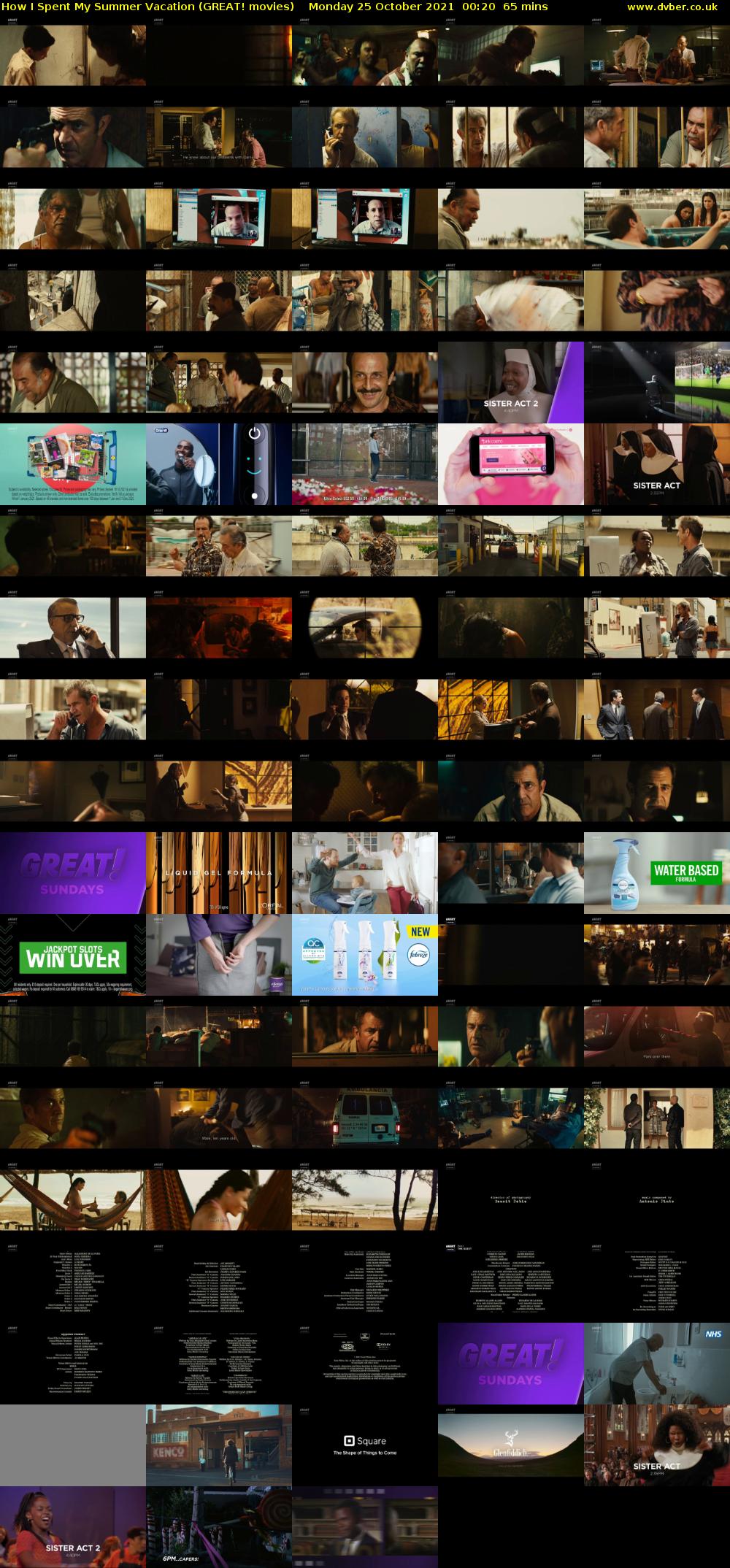 How I Spent My Summer Vacation (GREAT! movies) Monday 25 October 2021 00:20 - 01:25