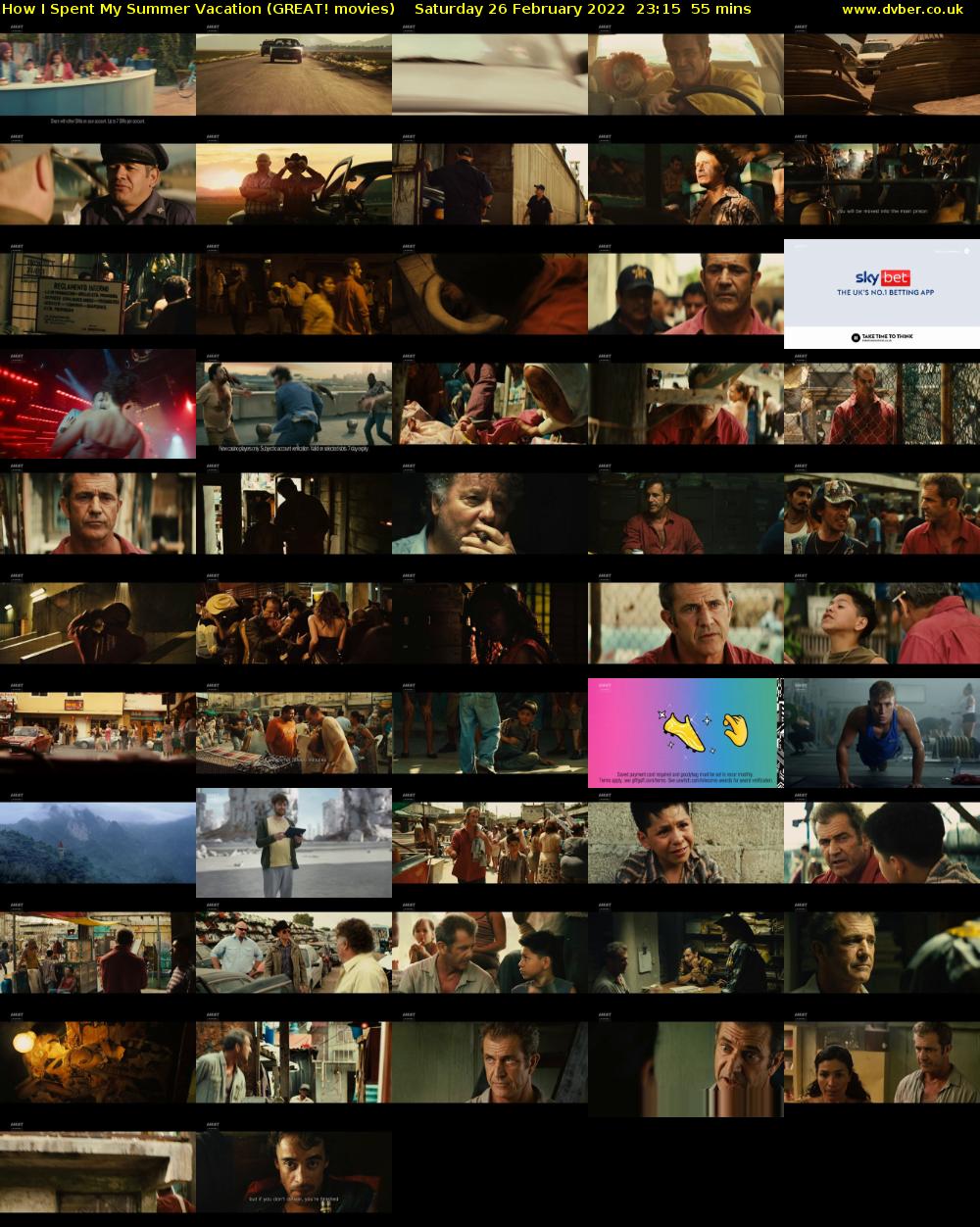 How I Spent My Summer Vacation (GREAT! movies) Saturday 26 February 2022 23:15 - 00:10