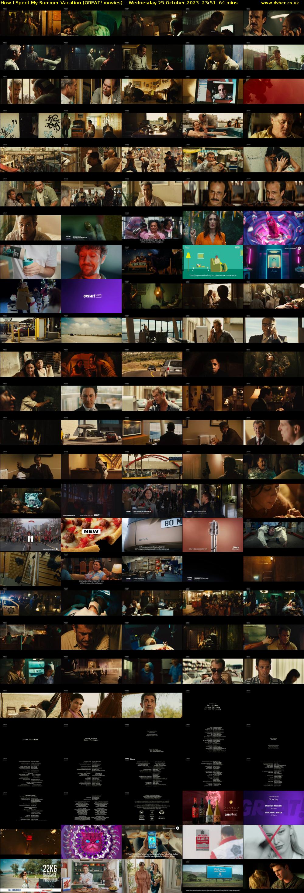 How I Spent My Summer Vacation (GREAT! movies) Wednesday 25 October 2023 23:51 - 00:55