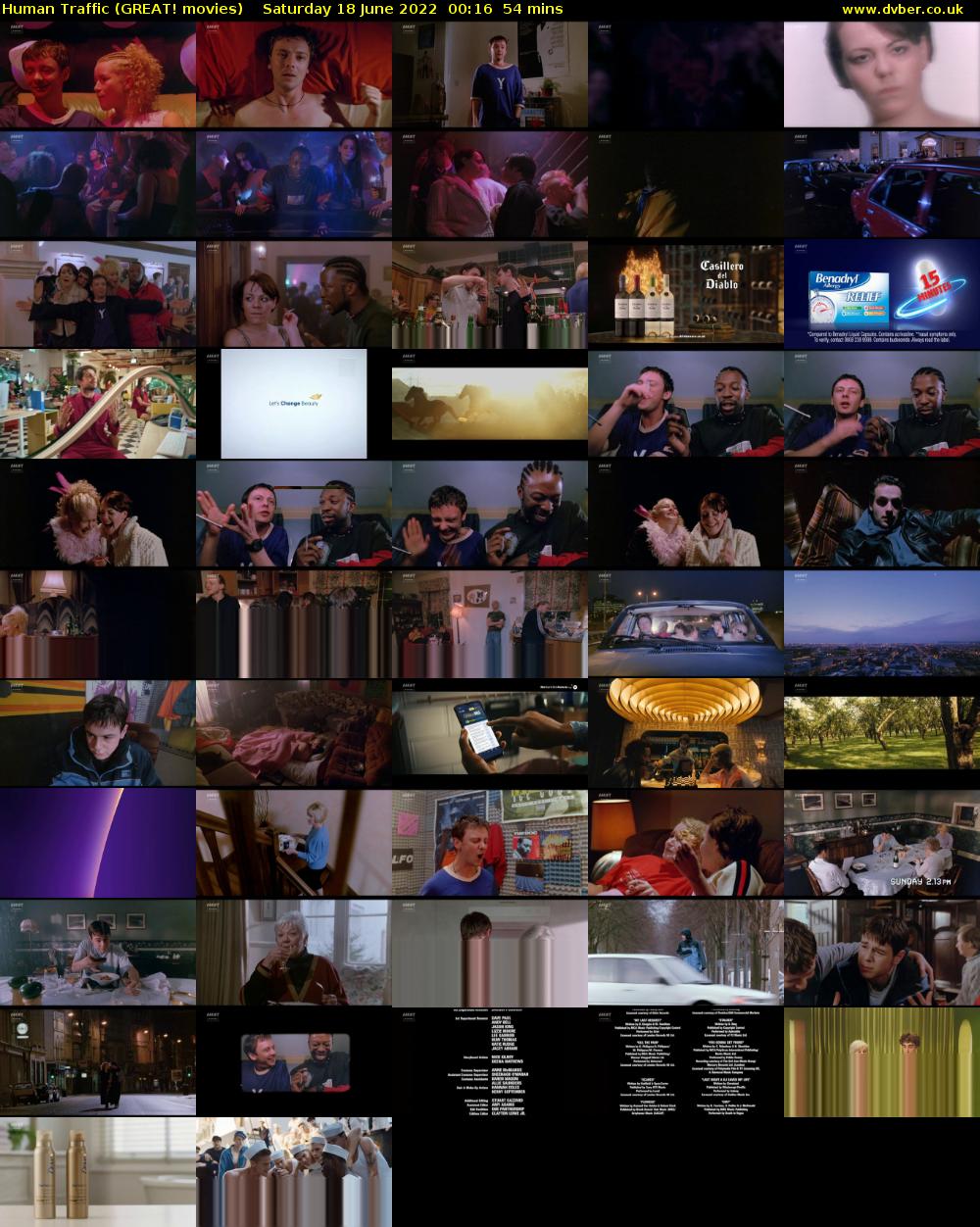 Human Traffic (GREAT! movies) Saturday 18 June 2022 00:16 - 01:10