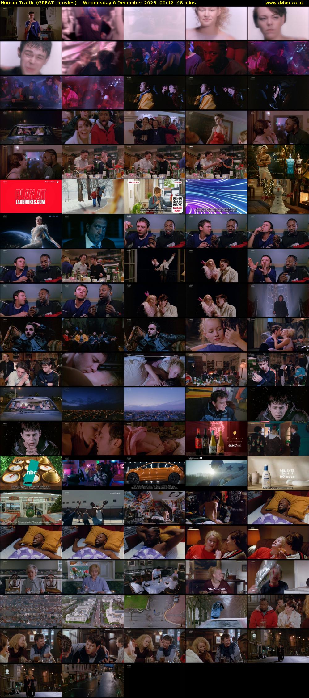Human Traffic (GREAT! movies) Wednesday 6 December 2023 00:42 - 01:30