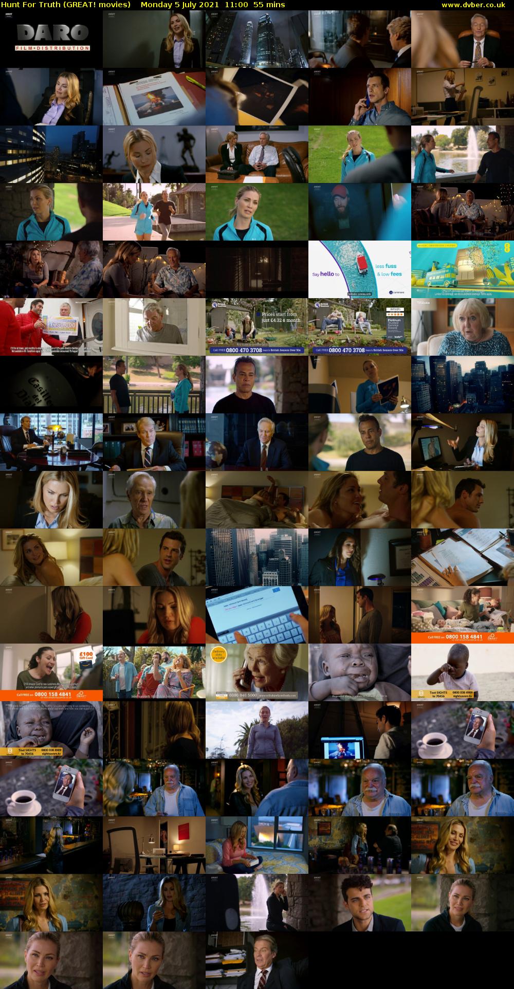 Hunt For Truth (GREAT! movies) Monday 5 July 2021 11:00 - 11:55