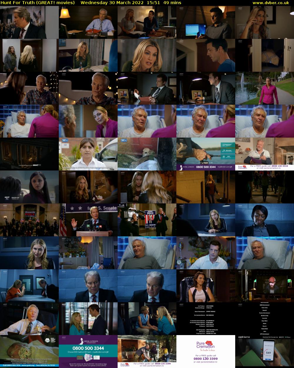 Hunt For Truth (GREAT! movies) Wednesday 30 March 2022 15:51 - 16:40