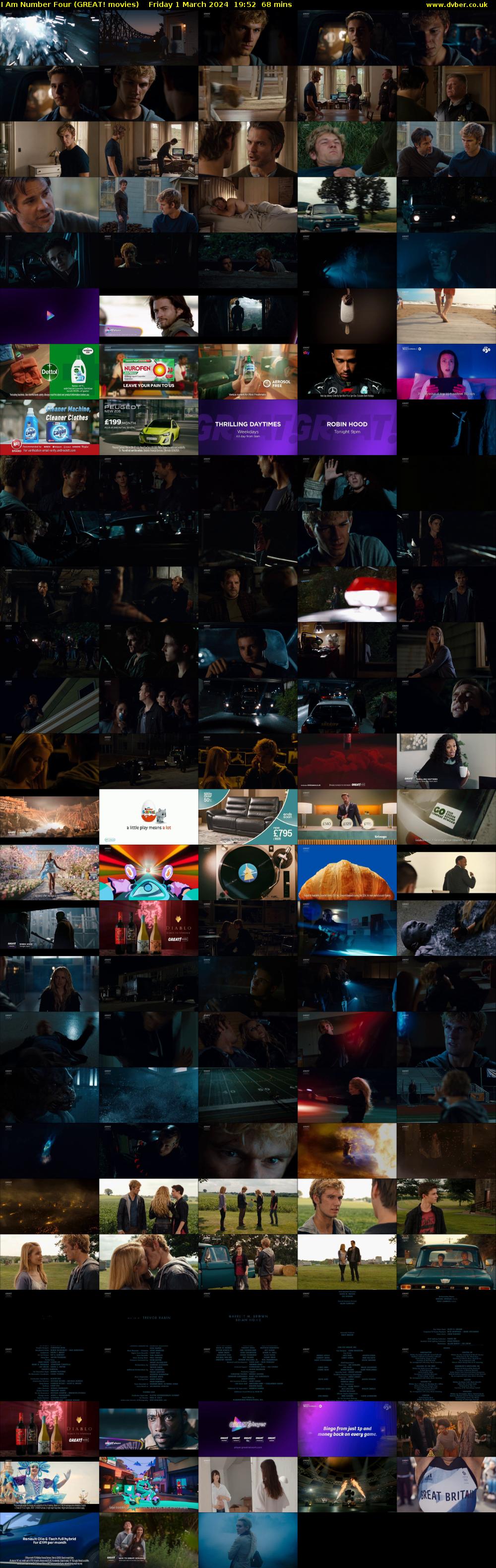 I Am Number Four (GREAT! movies) Friday 1 March 2024 19:52 - 21:00