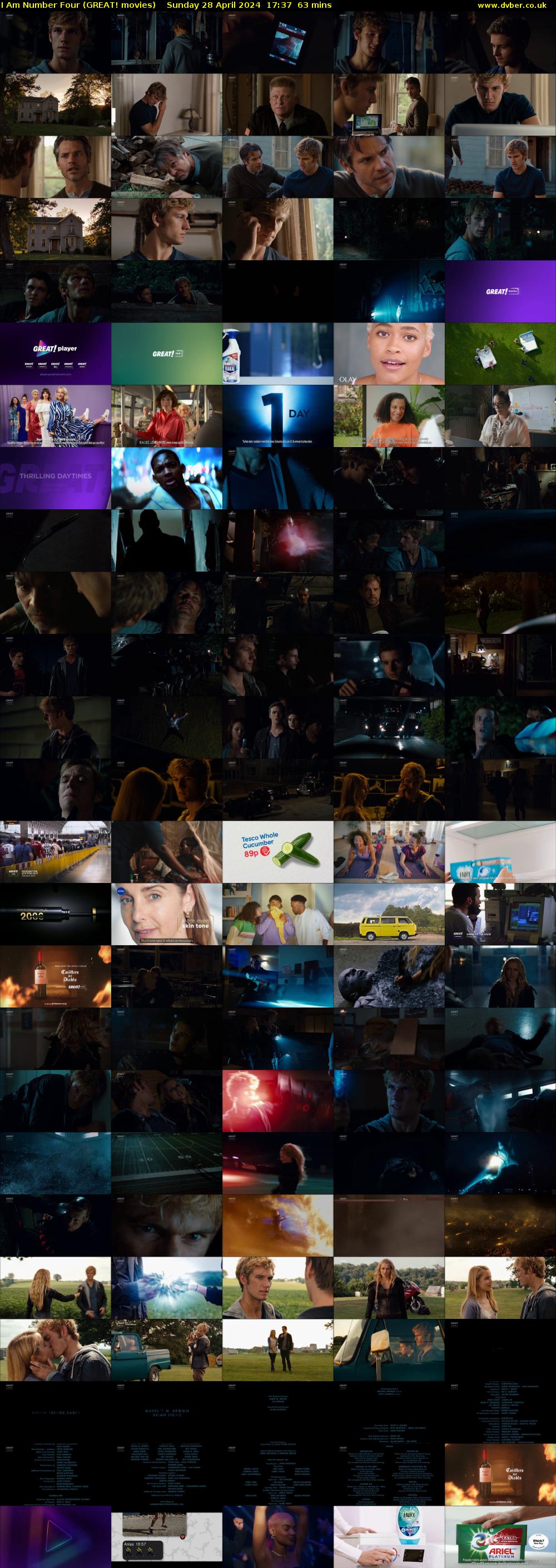 I Am Number Four (GREAT! movies) Sunday 28 April 2024 17:37 - 18:40
