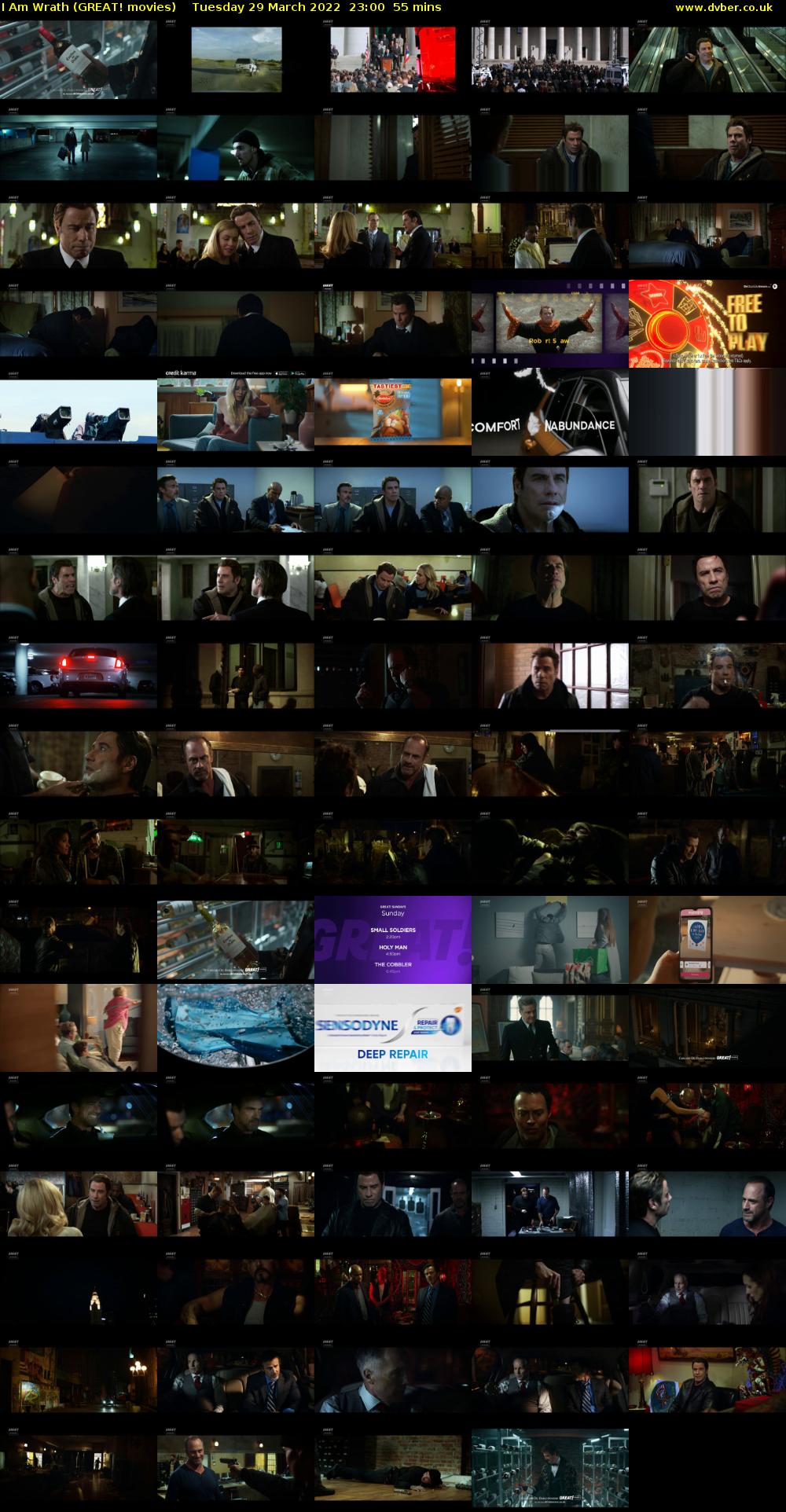 I Am Wrath (GREAT! movies) Tuesday 29 March 2022 23:00 - 23:55