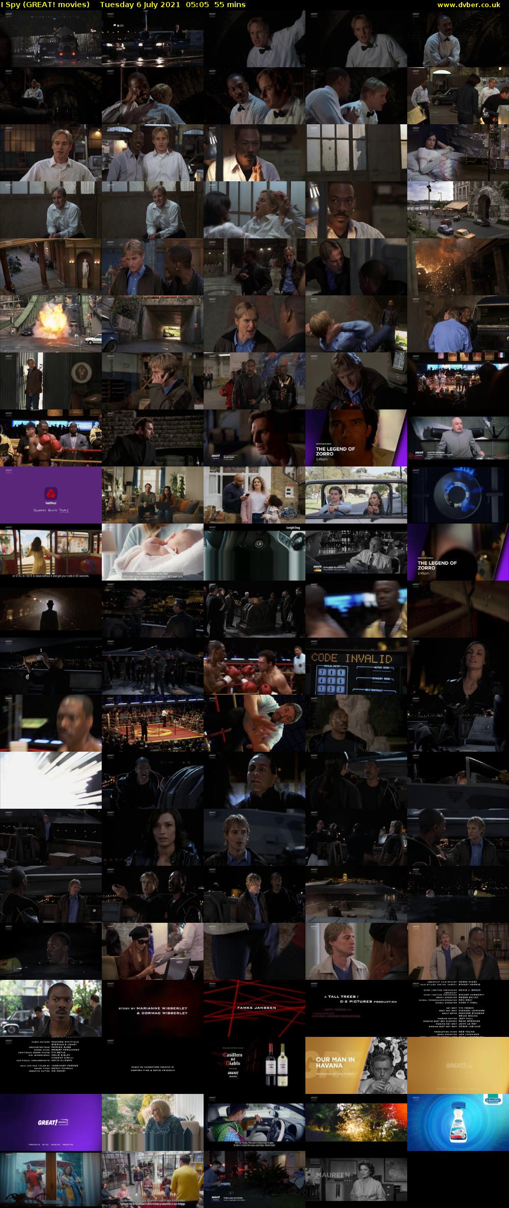 I Spy (GREAT! movies) Tuesday 6 July 2021 05:05 - 06:00