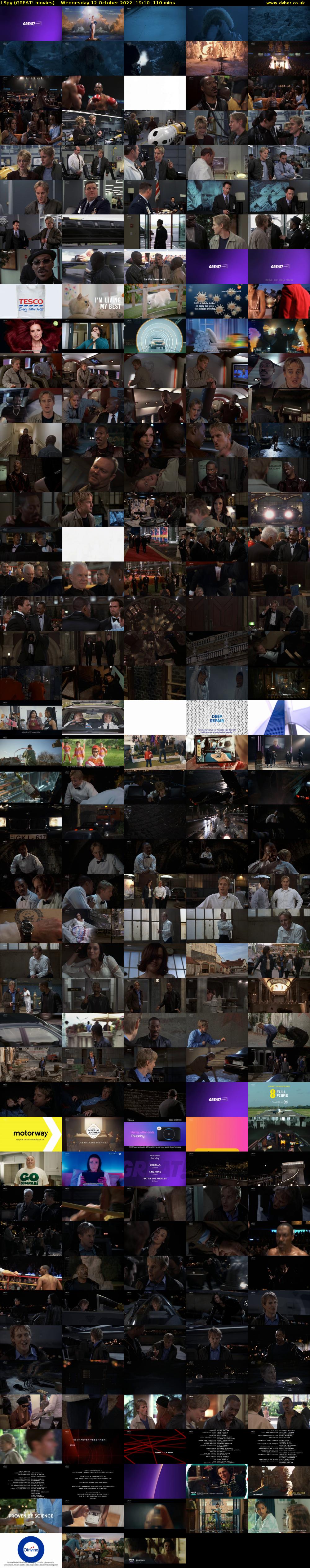 I Spy (GREAT! movies) Wednesday 12 October 2022 19:10 - 21:00