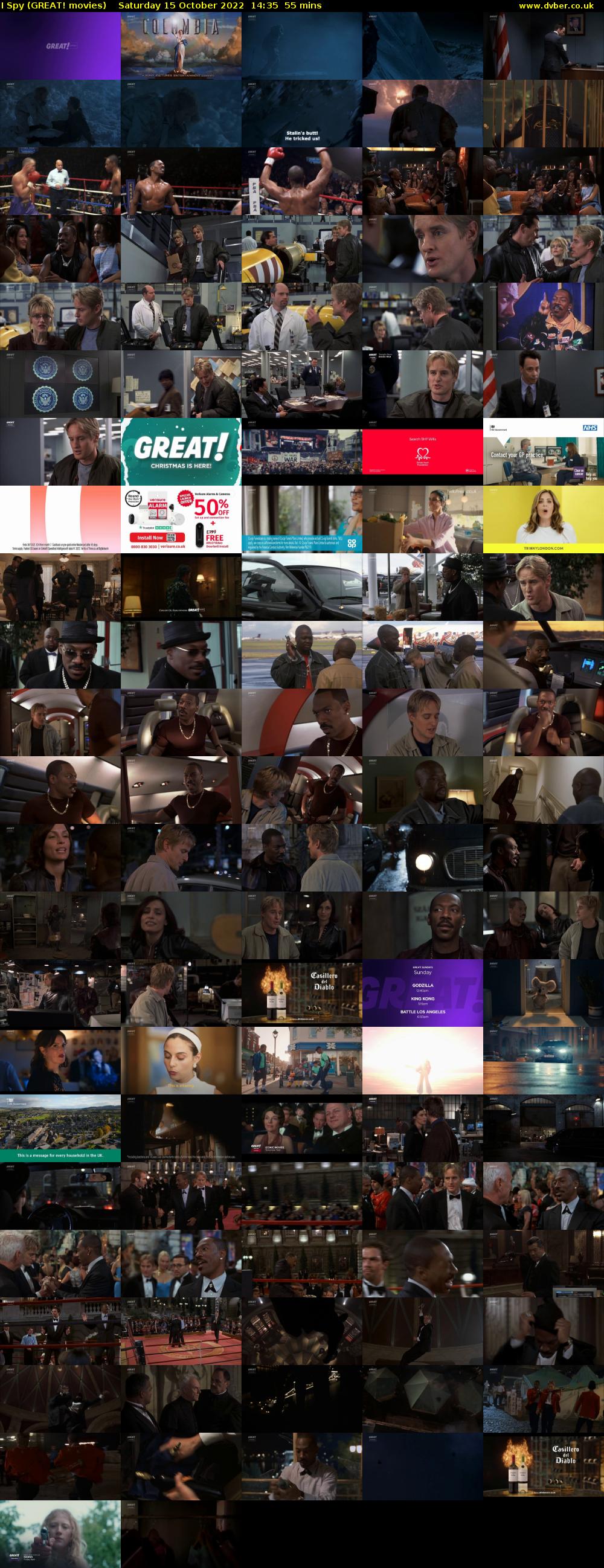 I Spy (GREAT! movies) Saturday 15 October 2022 14:35 - 15:30