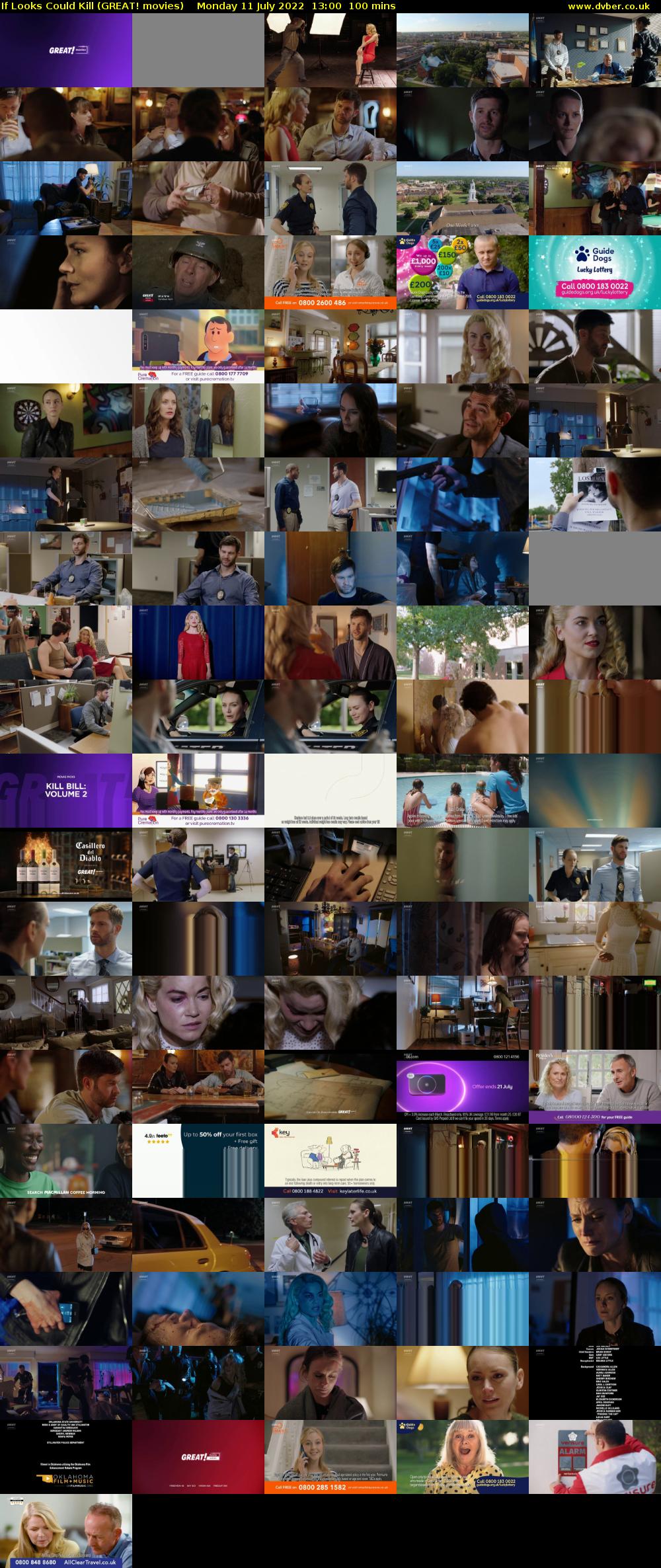 If Looks Could Kill (GREAT! movies) Monday 11 July 2022 13:00 - 14:40