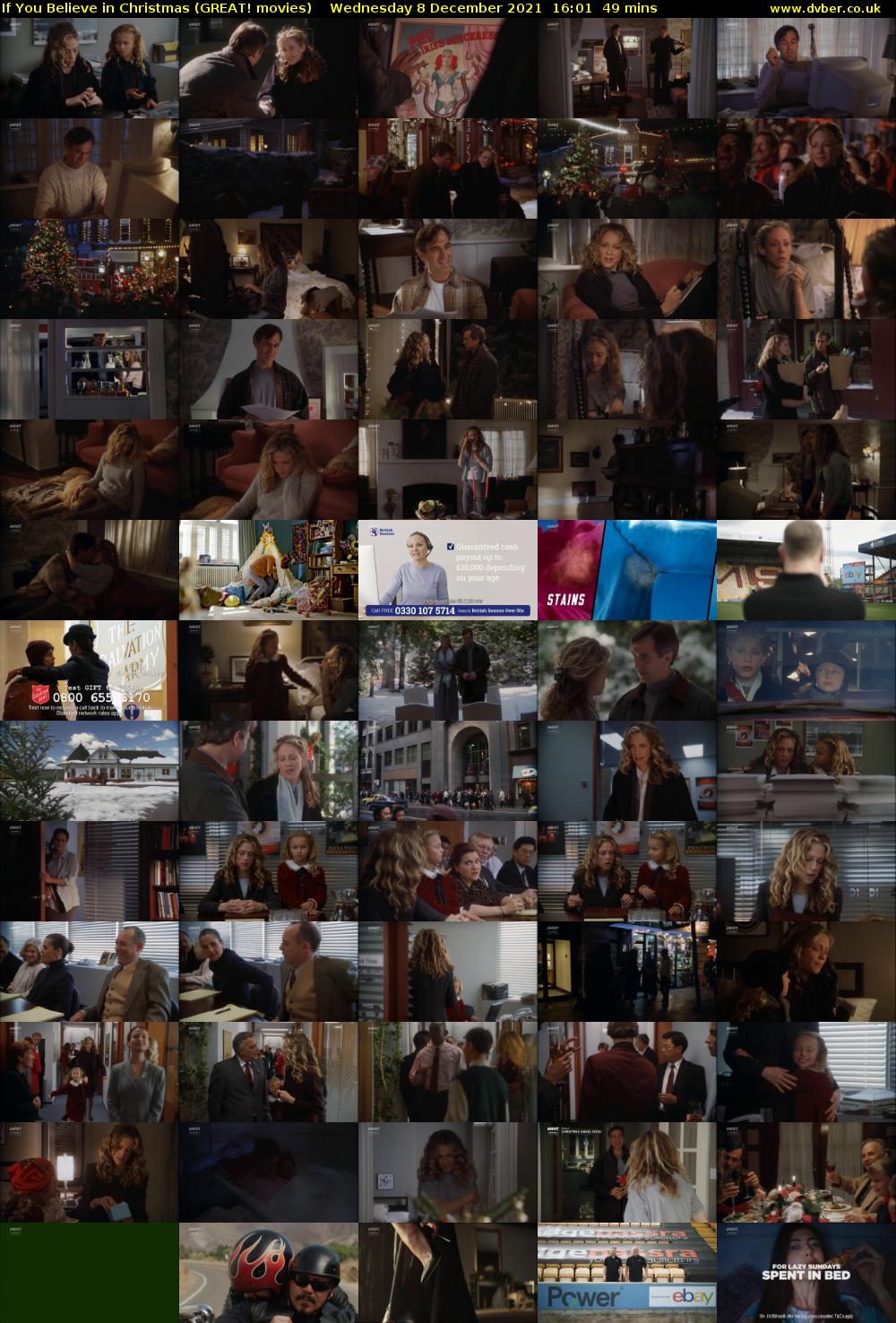 If You Believe in Christmas (GREAT! movies) Wednesday 8 December 2021 16:01 - 16:50