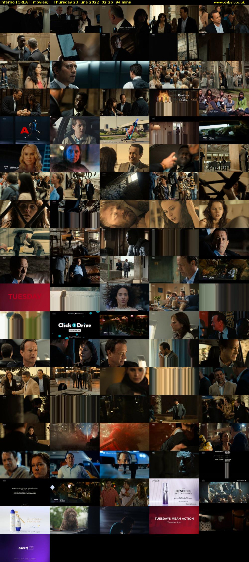 Inferno (GREAT! movies) Thursday 23 June 2022 02:26 - 04:00