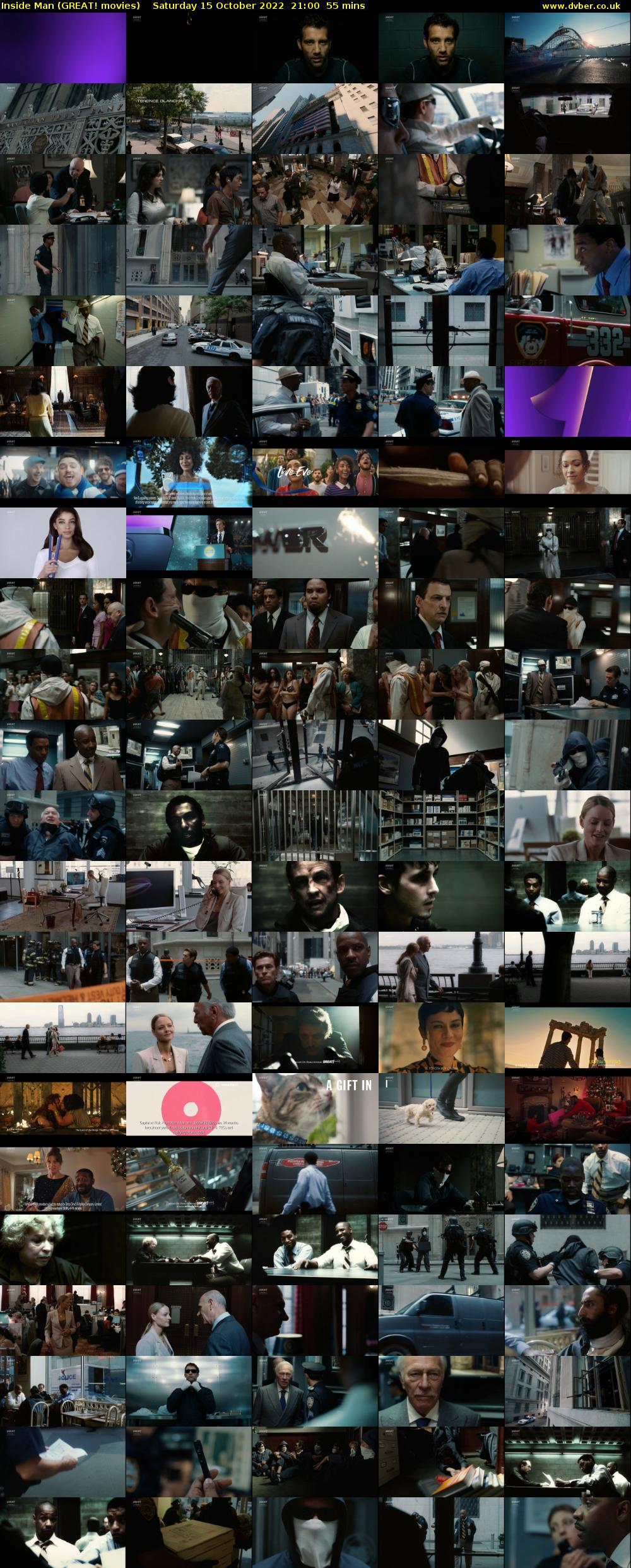 Inside Man (GREAT! movies) Saturday 15 October 2022 21:00 - 21:55