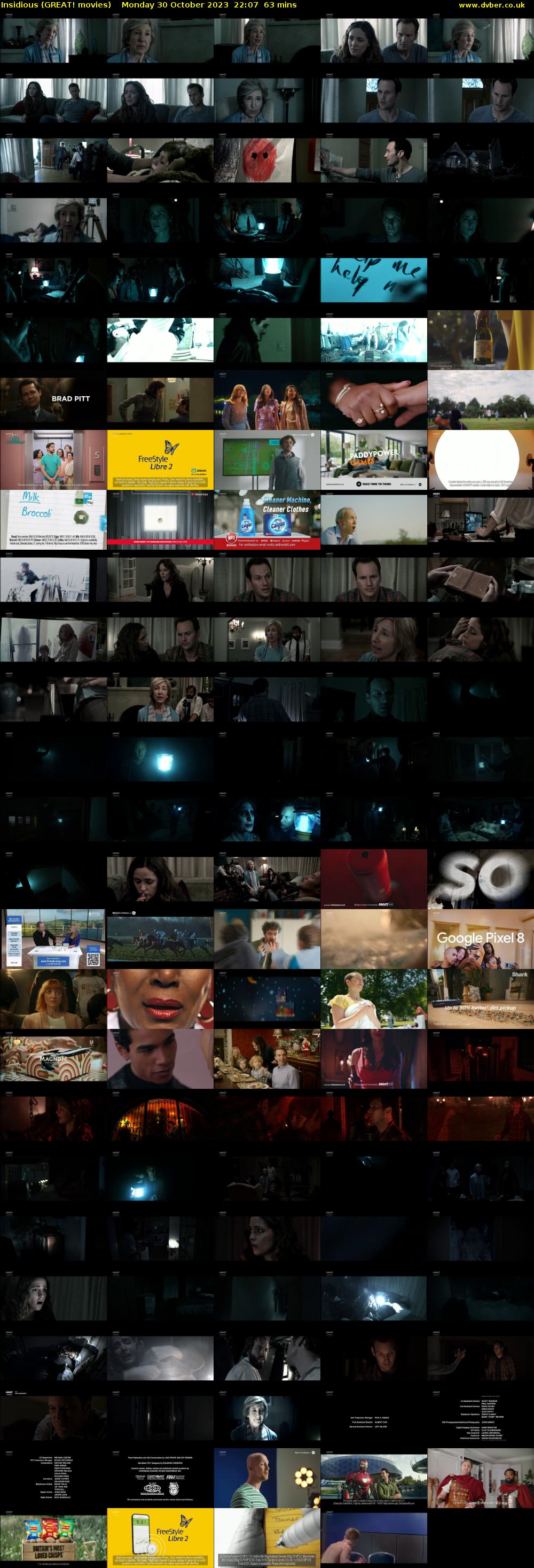Insidious (GREAT! movies) Monday 30 October 2023 22:07 - 23:10