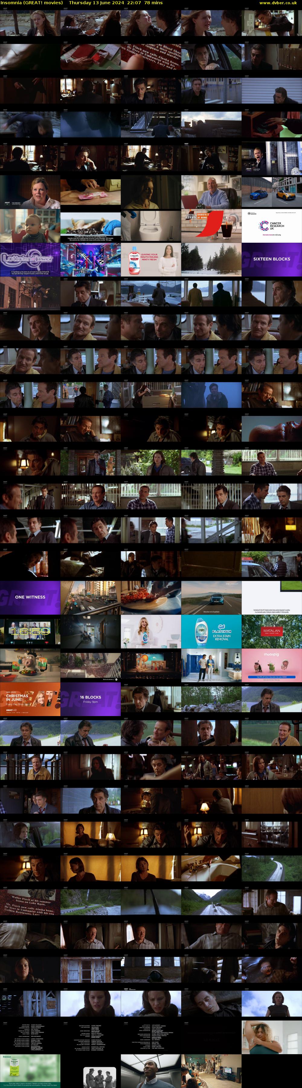Insomnia (GREAT! movies) Thursday 13 June 2024 22:07 - 23:25