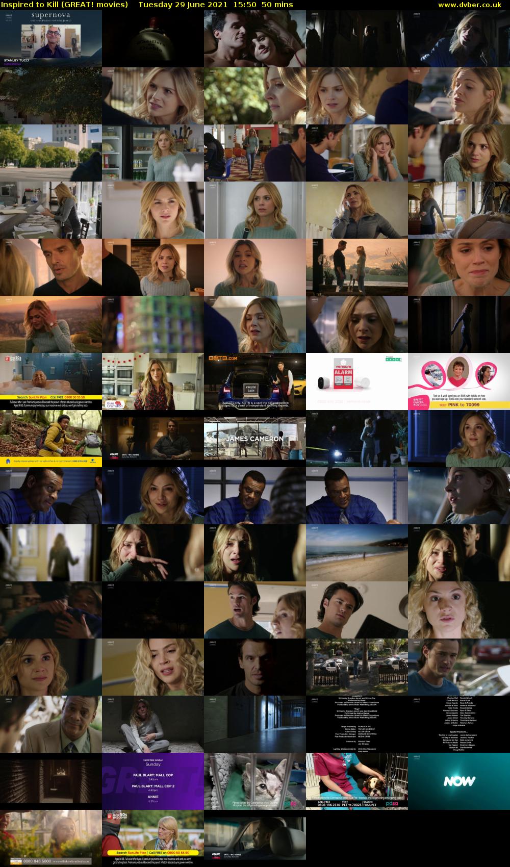 Inspired to Kill (GREAT! movies) Tuesday 29 June 2021 15:50 - 16:40