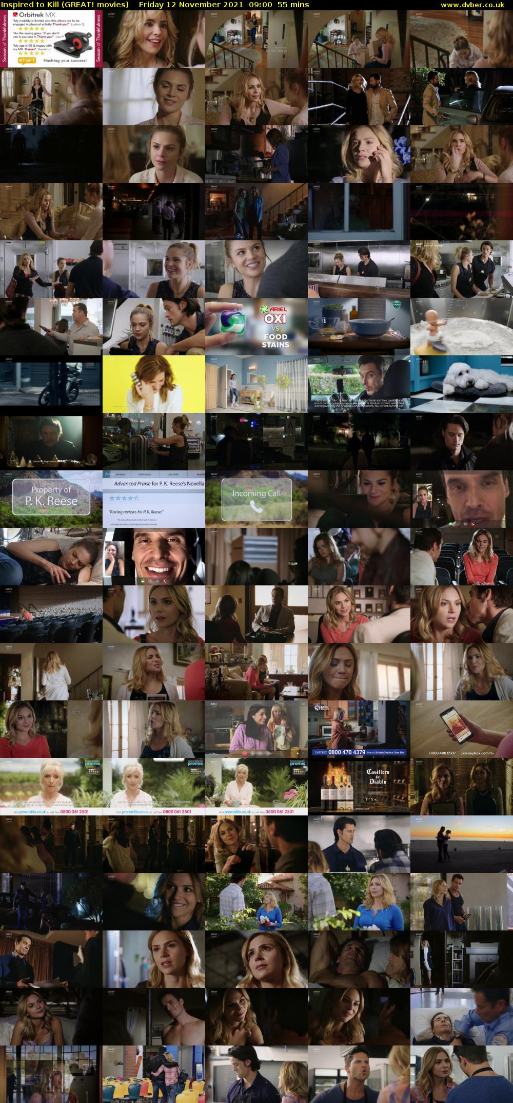 Inspired to Kill (GREAT! movies) Friday 12 November 2021 09:00 - 09:55