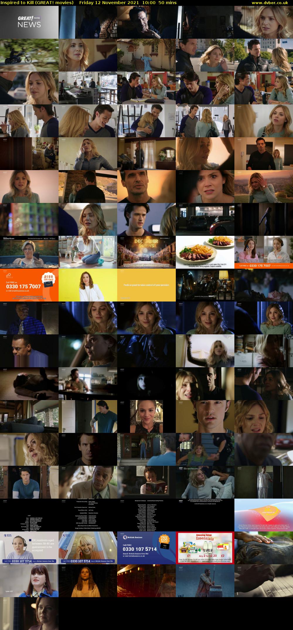 Inspired to Kill (GREAT! movies) Friday 12 November 2021 10:00 - 10:50