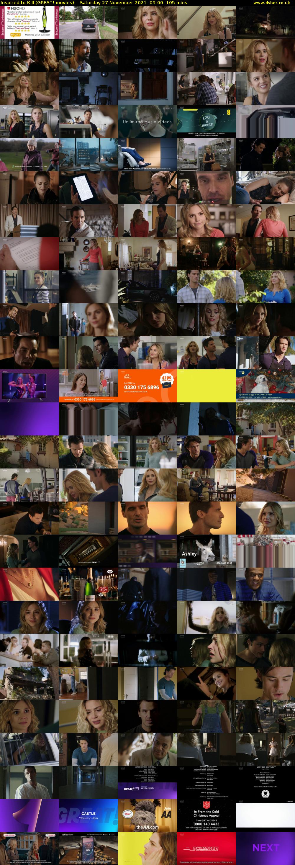 Inspired to Kill (GREAT! movies) Saturday 27 November 2021 09:00 - 10:45