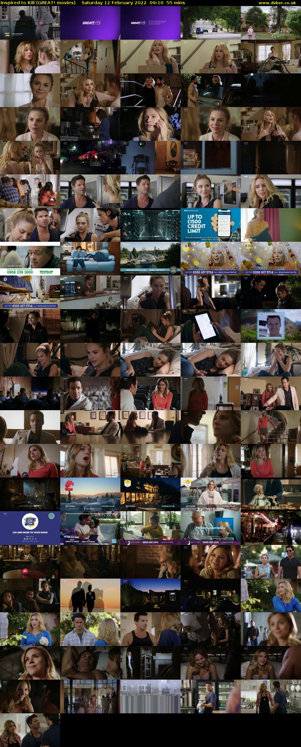 Inspired to Kill (GREAT! movies) Saturday 12 February 2022 09:10 - 10:05