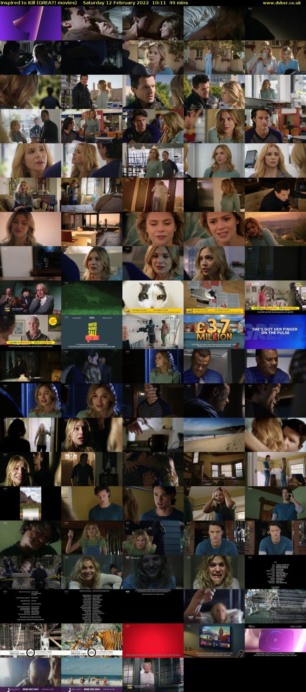 Inspired to Kill (GREAT! movies) Saturday 12 February 2022 10:11 - 11:00