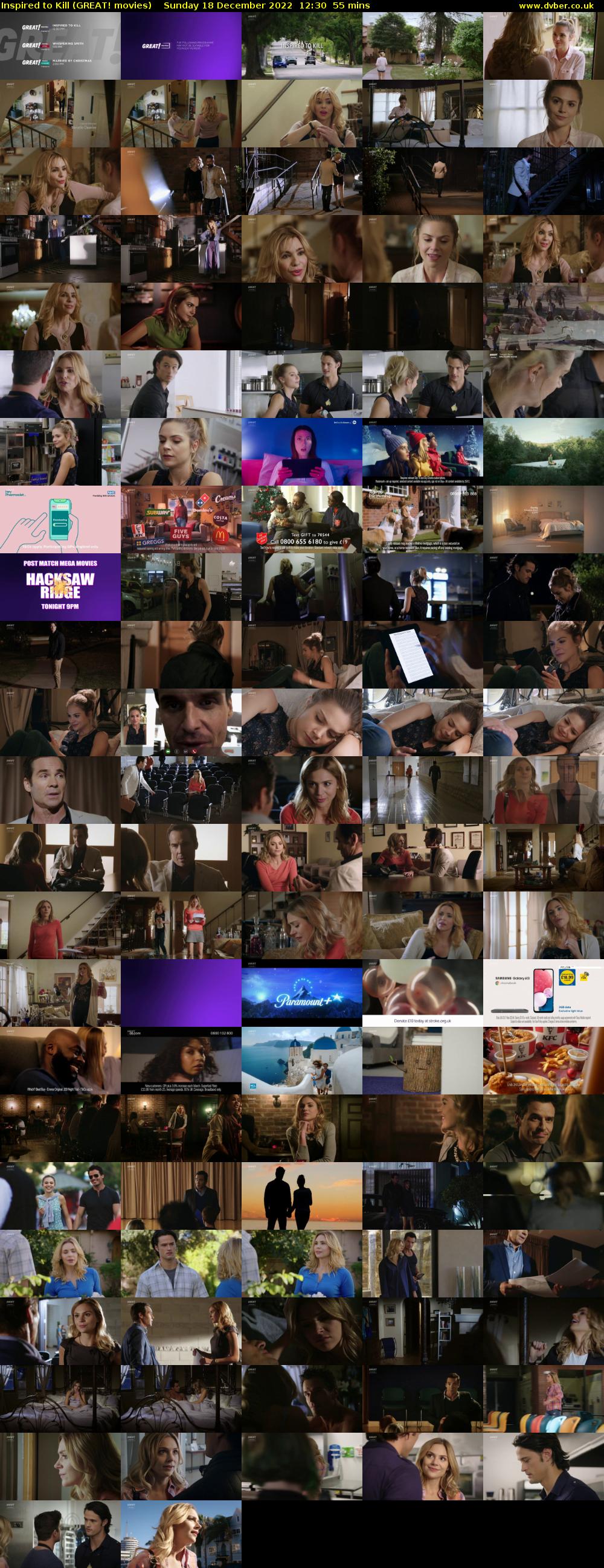 Inspired to Kill (GREAT! movies) Sunday 18 December 2022 12:30 - 13:25