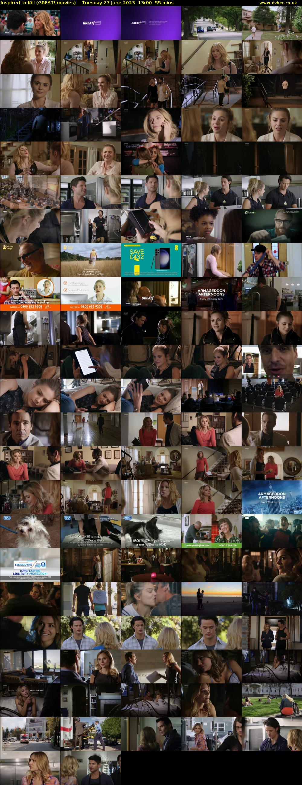Inspired to Kill (GREAT! movies) Tuesday 27 June 2023 13:00 - 13:55