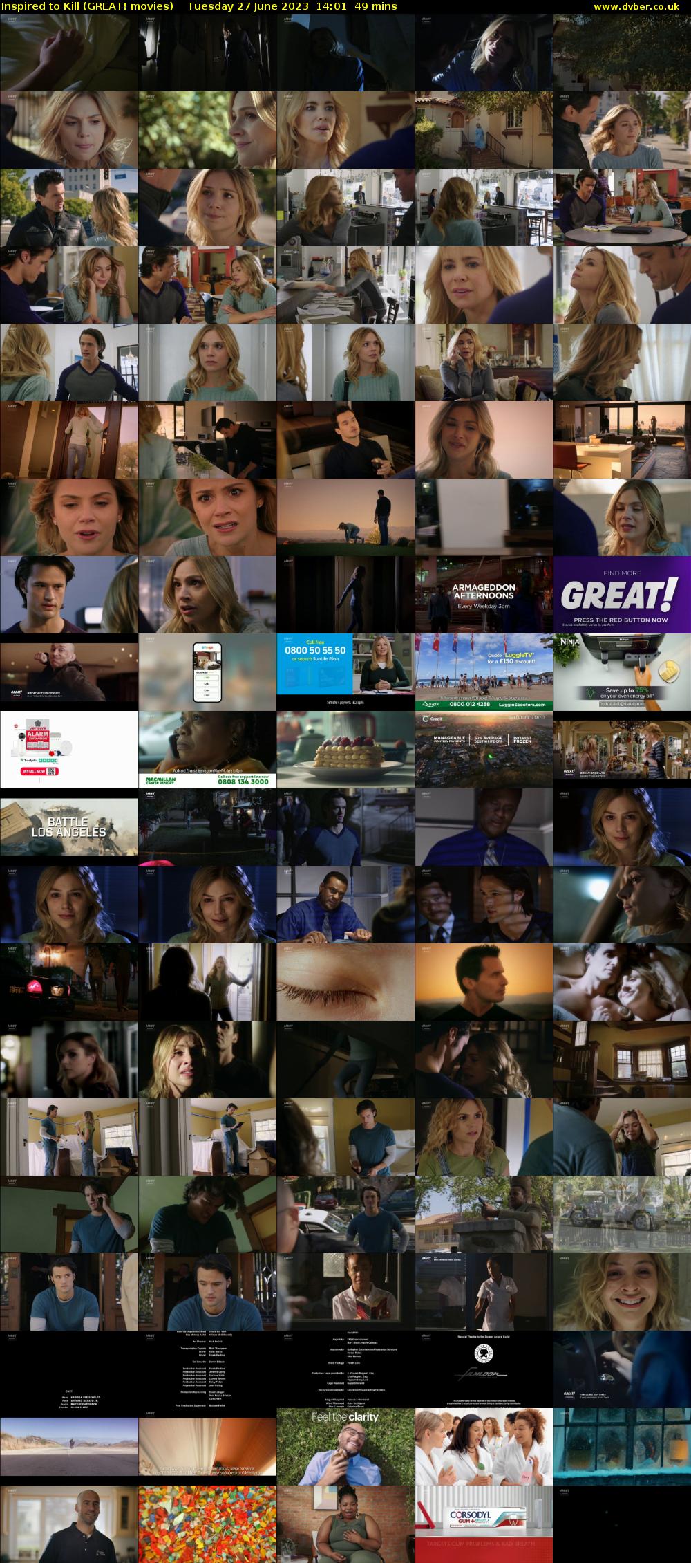 Inspired to Kill (GREAT! movies) Tuesday 27 June 2023 14:01 - 14:50