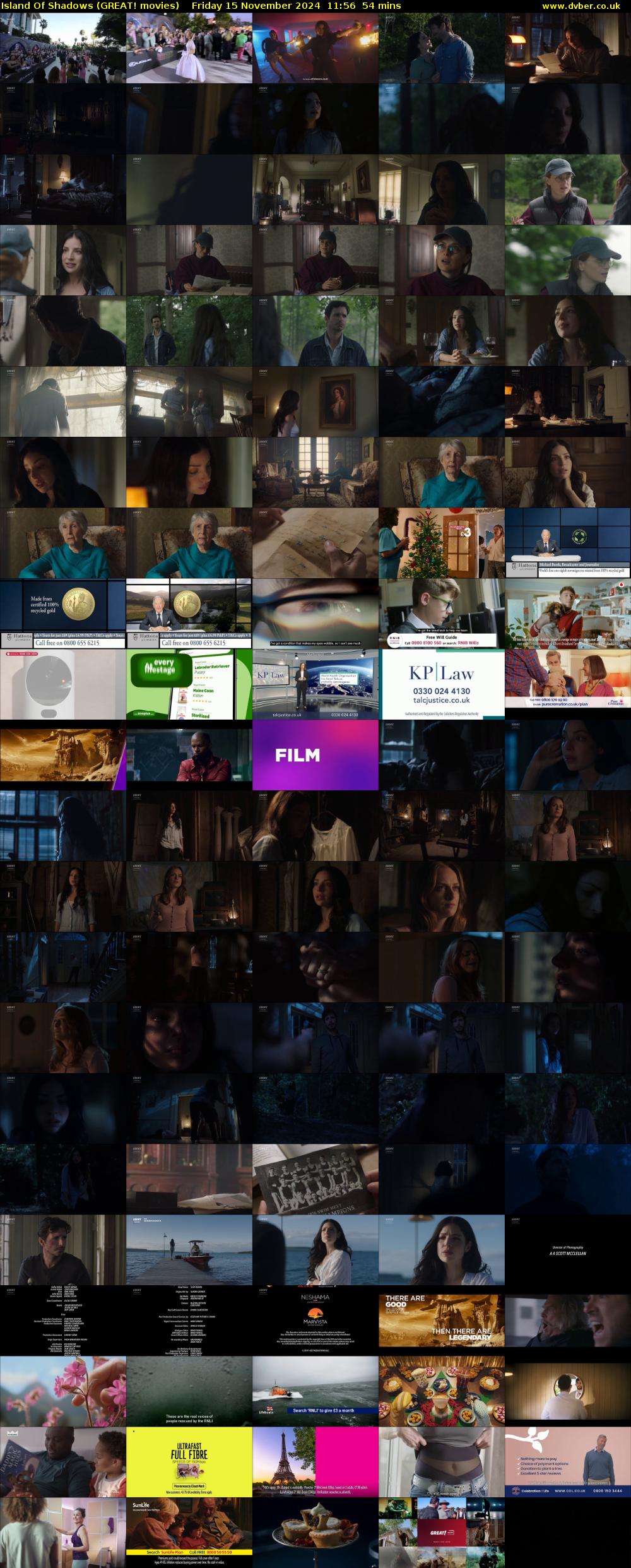 Island Of Shadows (GREAT! movies) Friday 15 November 2024 11:56 - 12:50