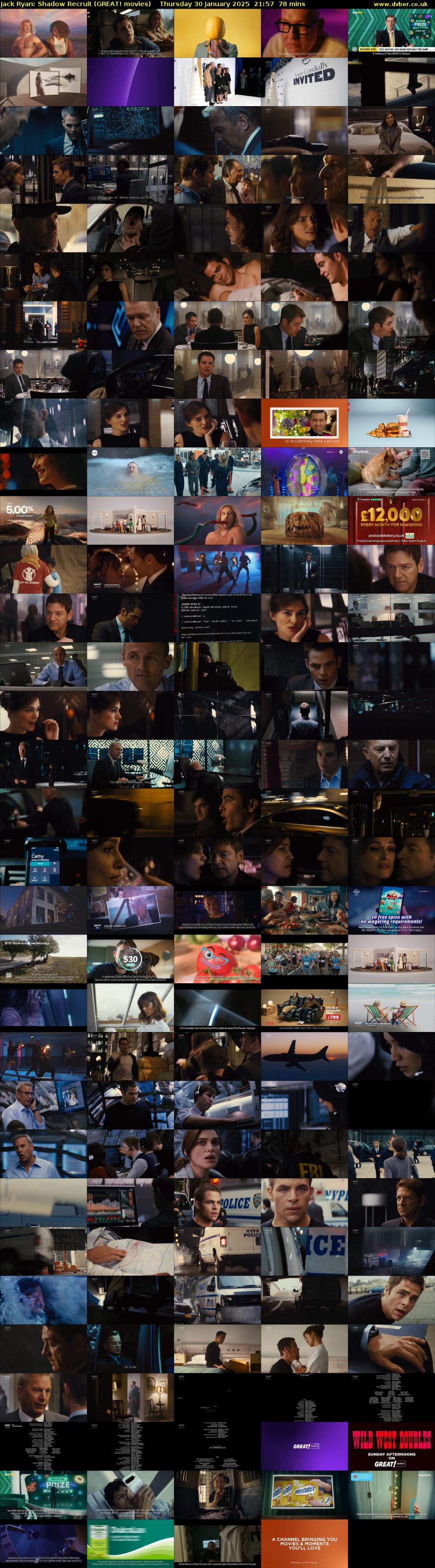 Jack Ryan: Shadow Recruit (GREAT! movies) Thursday 30 January 2025 21:57 - 23:15