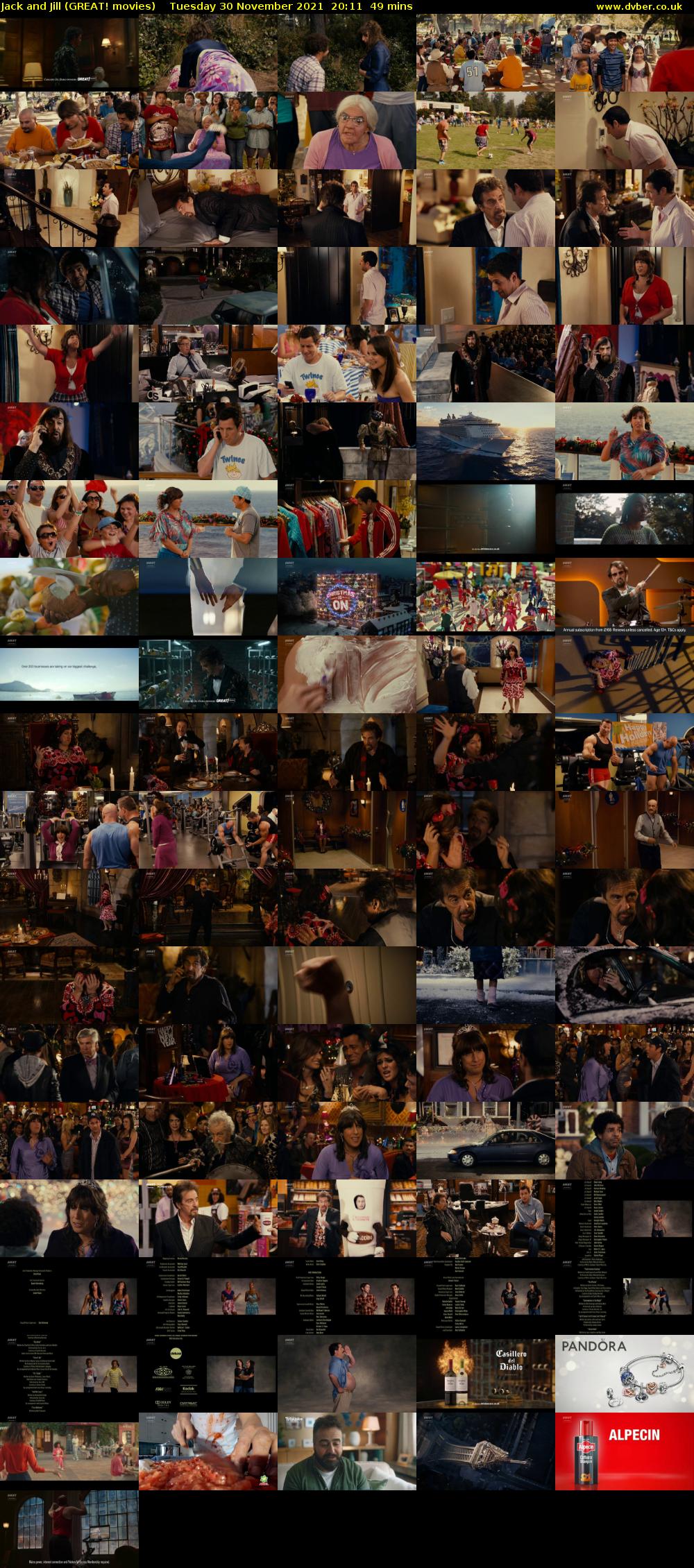 Jack and Jill (GREAT! movies) Tuesday 30 November 2021 20:11 - 21:00