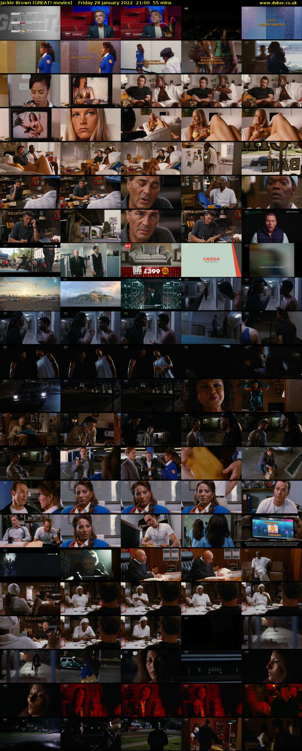 Jackie Brown (GREAT! movies) Friday 28 January 2022 21:00 - 21:55