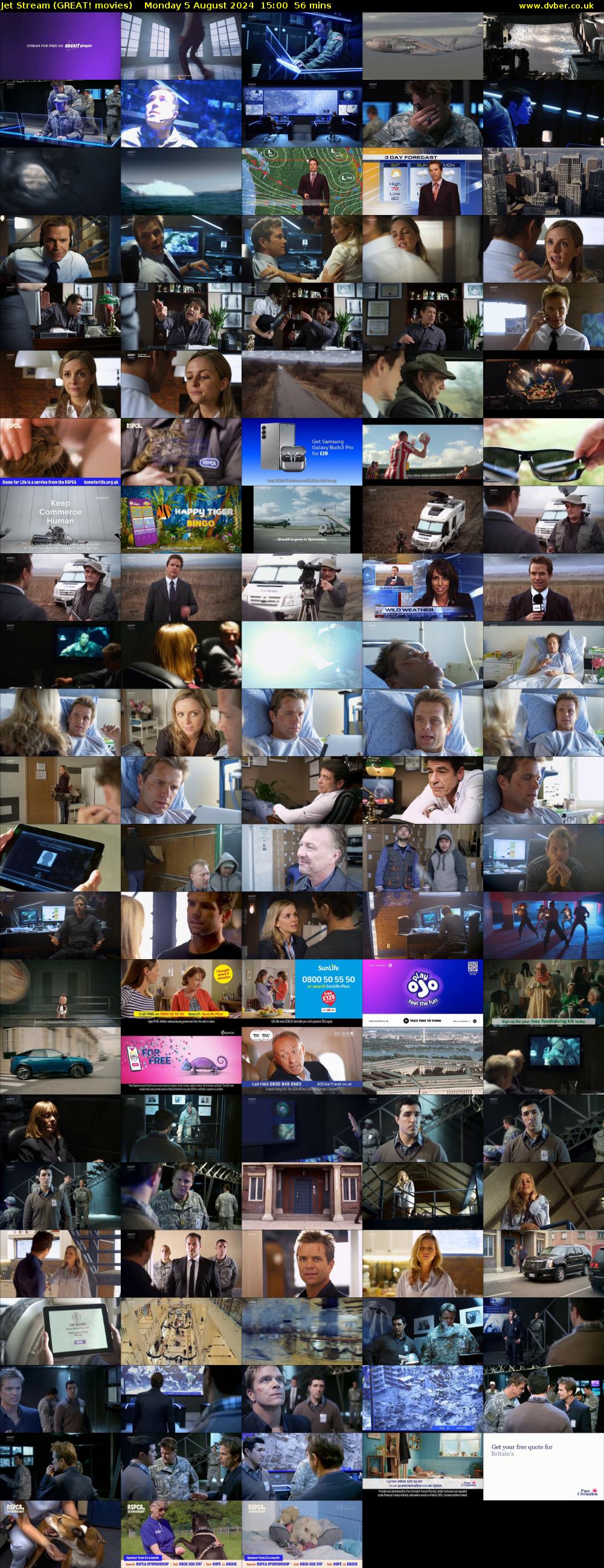 Jet Stream (GREAT! movies) Monday 5 August 2024 15:00 - 15:56