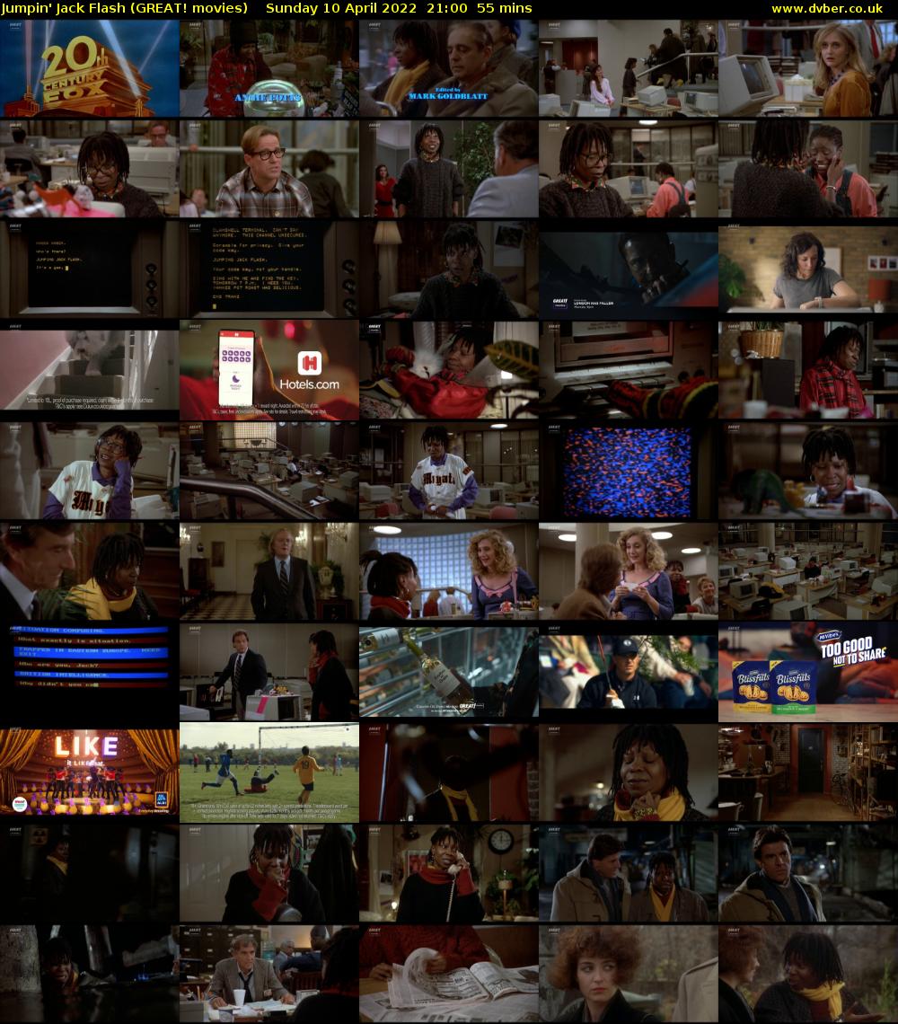 Jumpin' Jack Flash (GREAT! movies) Sunday 10 April 2022 21:00 - 21:55