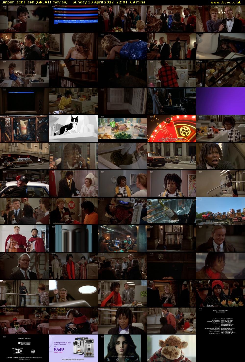 Jumpin' Jack Flash (GREAT! movies) Sunday 10 April 2022 22:01 - 23:10