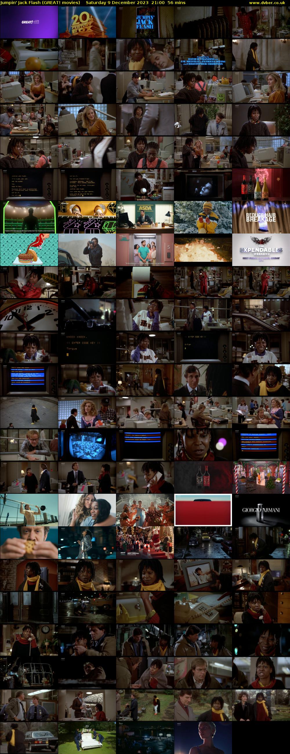 Jumpin' Jack Flash (GREAT! movies) Saturday 9 December 2023 21:00 - 21:56