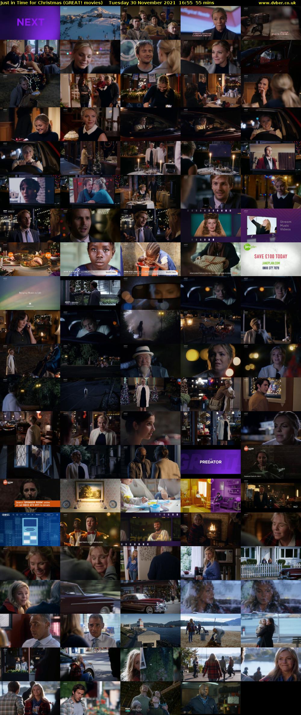 Just in Time for Christmas (GREAT! movies) Tuesday 30 November 2021 16:55 - 17:50