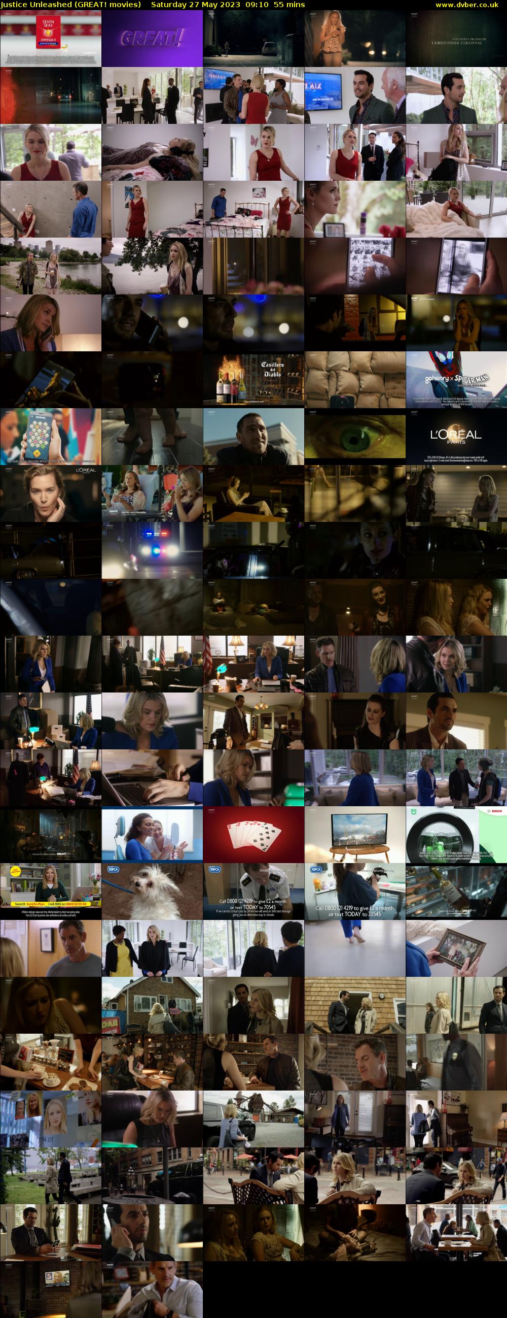 Justice Unleashed (GREAT! movies) Saturday 27 May 2023 09:10 - 10:05