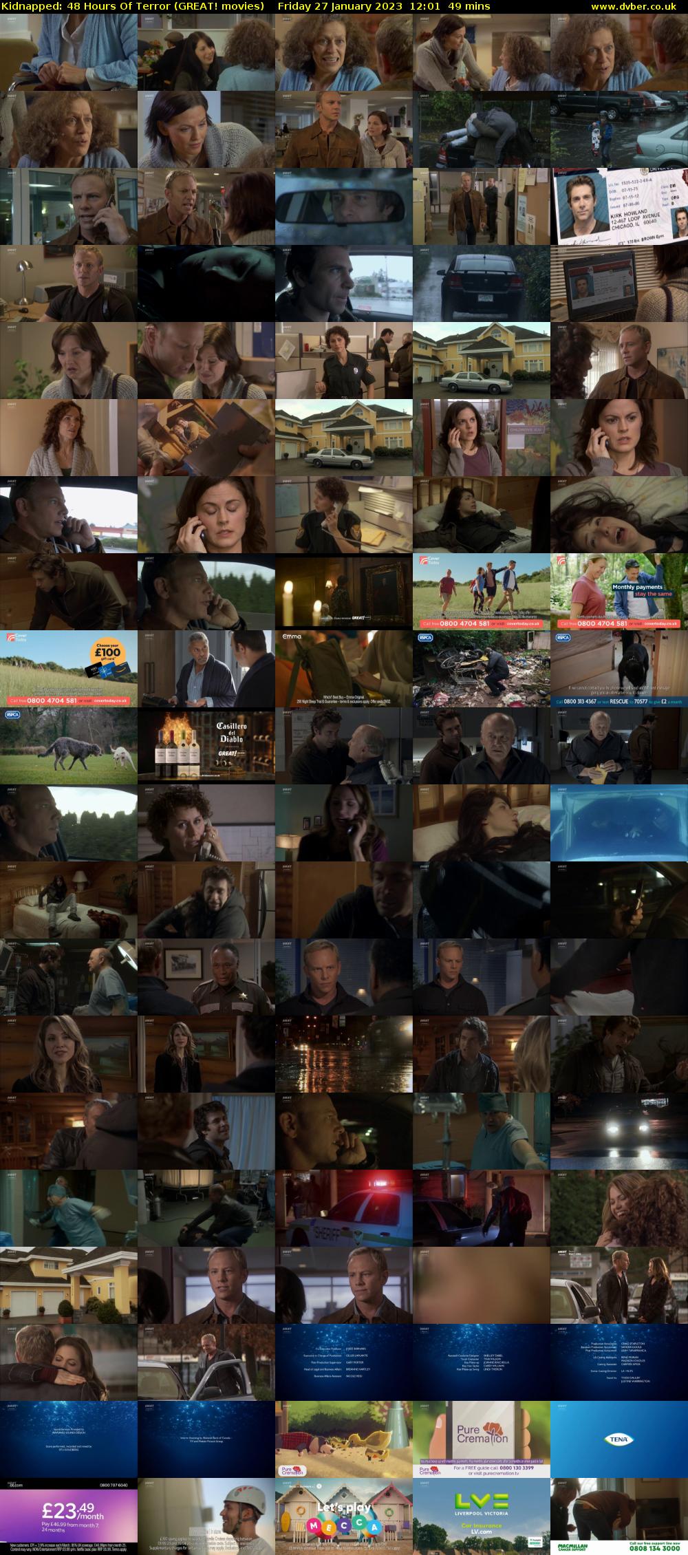 Kidnapped: 48 Hours Of Terror (GREAT! movies) Friday 27 January 2023 12:01 - 12:50