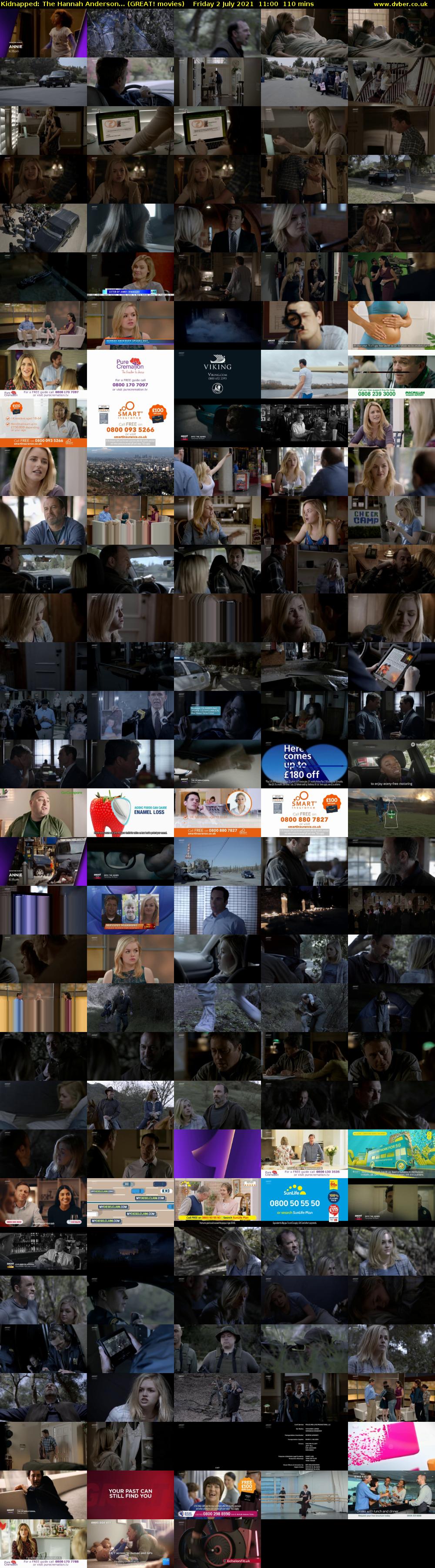 Kidnapped: The Hannah Anderson... (GREAT! movies) Friday 2 July 2021 11:00 - 12:50