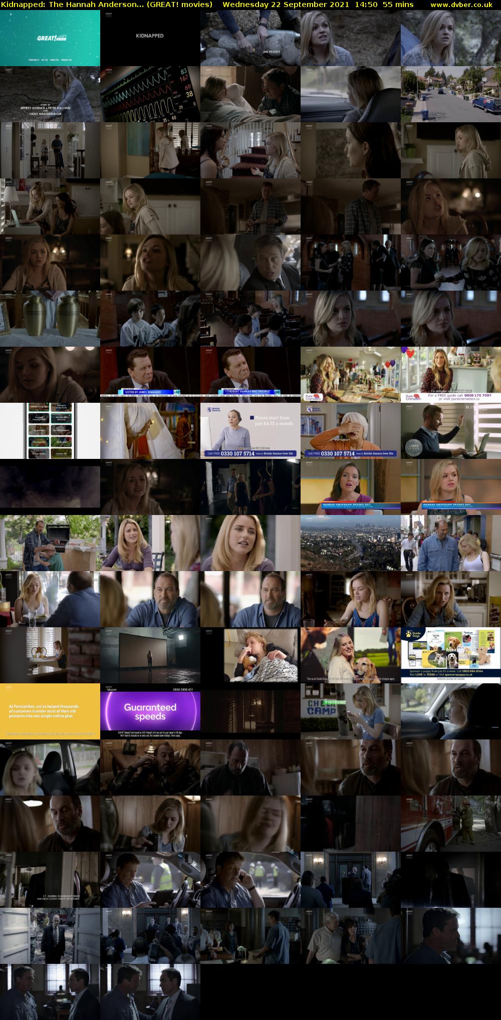 Kidnapped: The Hannah Anderson... (GREAT! movies) Wednesday 22 September 2021 14:50 - 15:45