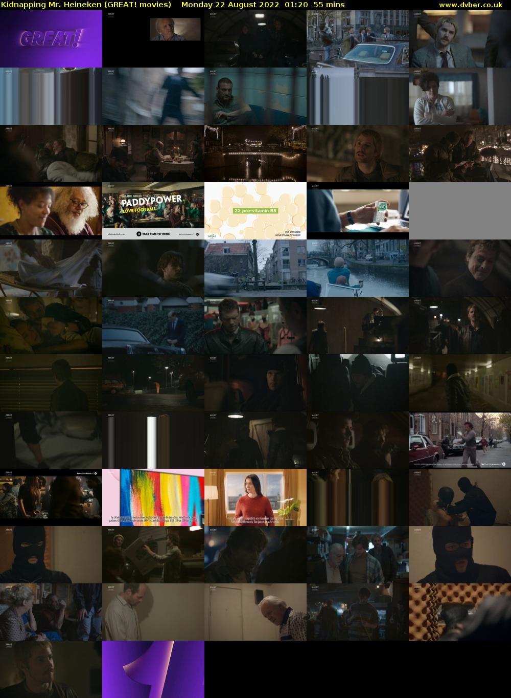 Kidnapping Mr. Heineken (GREAT! movies) Monday 22 August 2022 01:20 - 02:15
