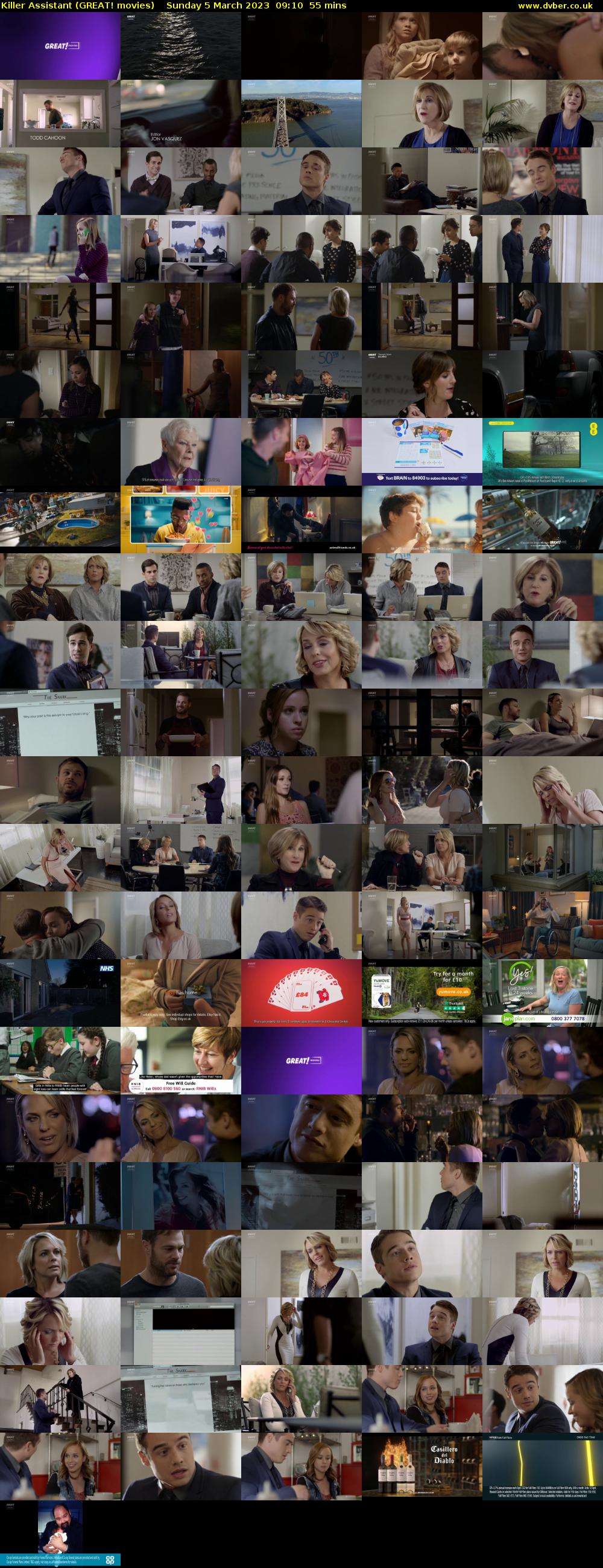 Killer Assistant (GREAT! movies) Sunday 5 March 2023 09:10 - 10:05