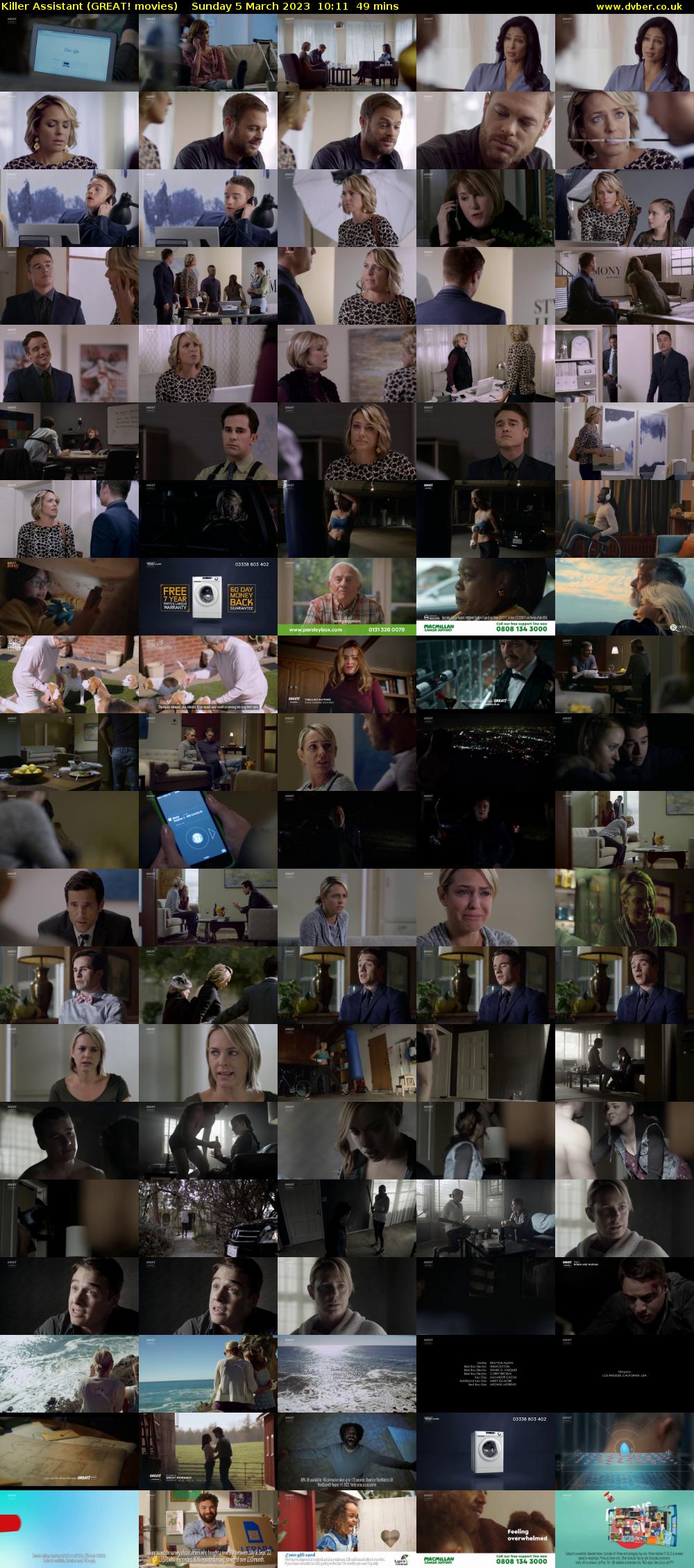 Killer Assistant (GREAT! movies) Sunday 5 March 2023 10:11 - 11:00