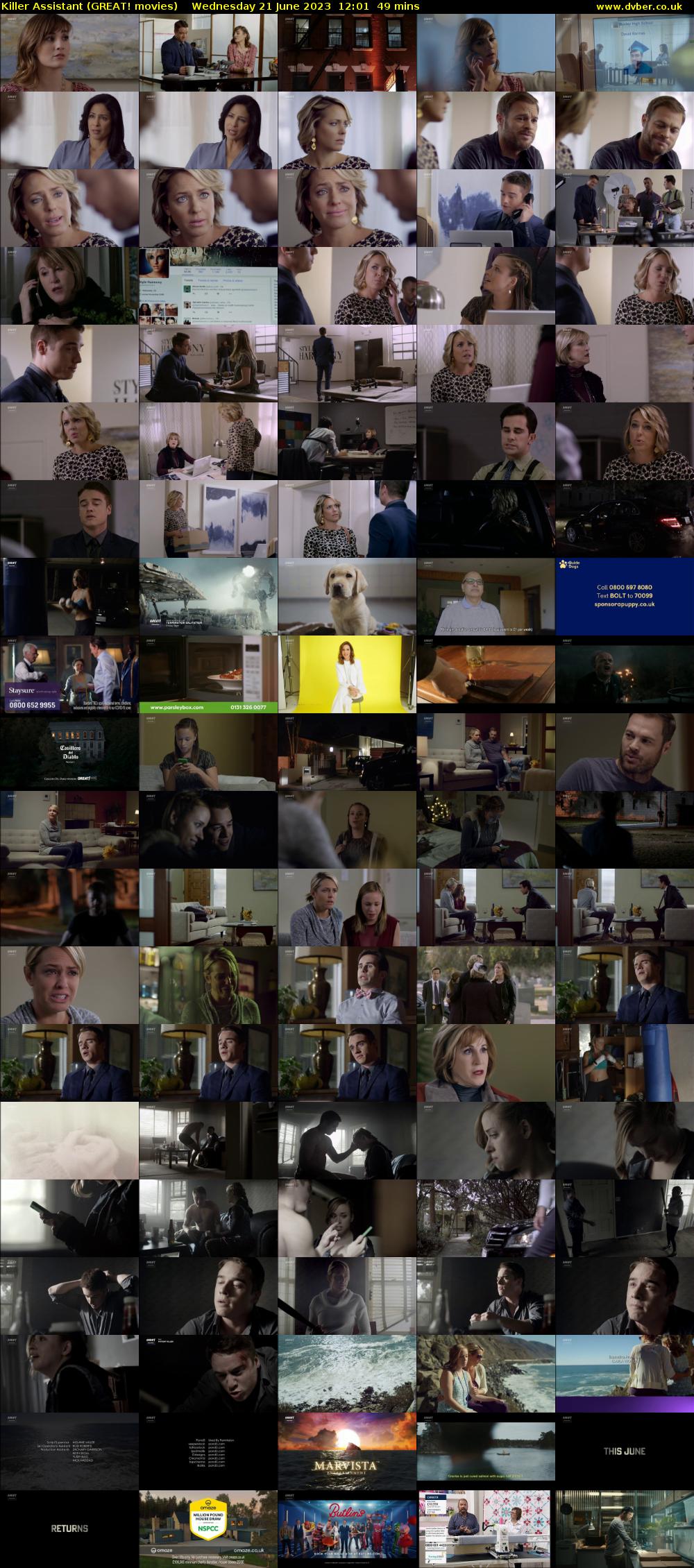 Killer Assistant (GREAT! movies) Wednesday 21 June 2023 12:01 - 12:50