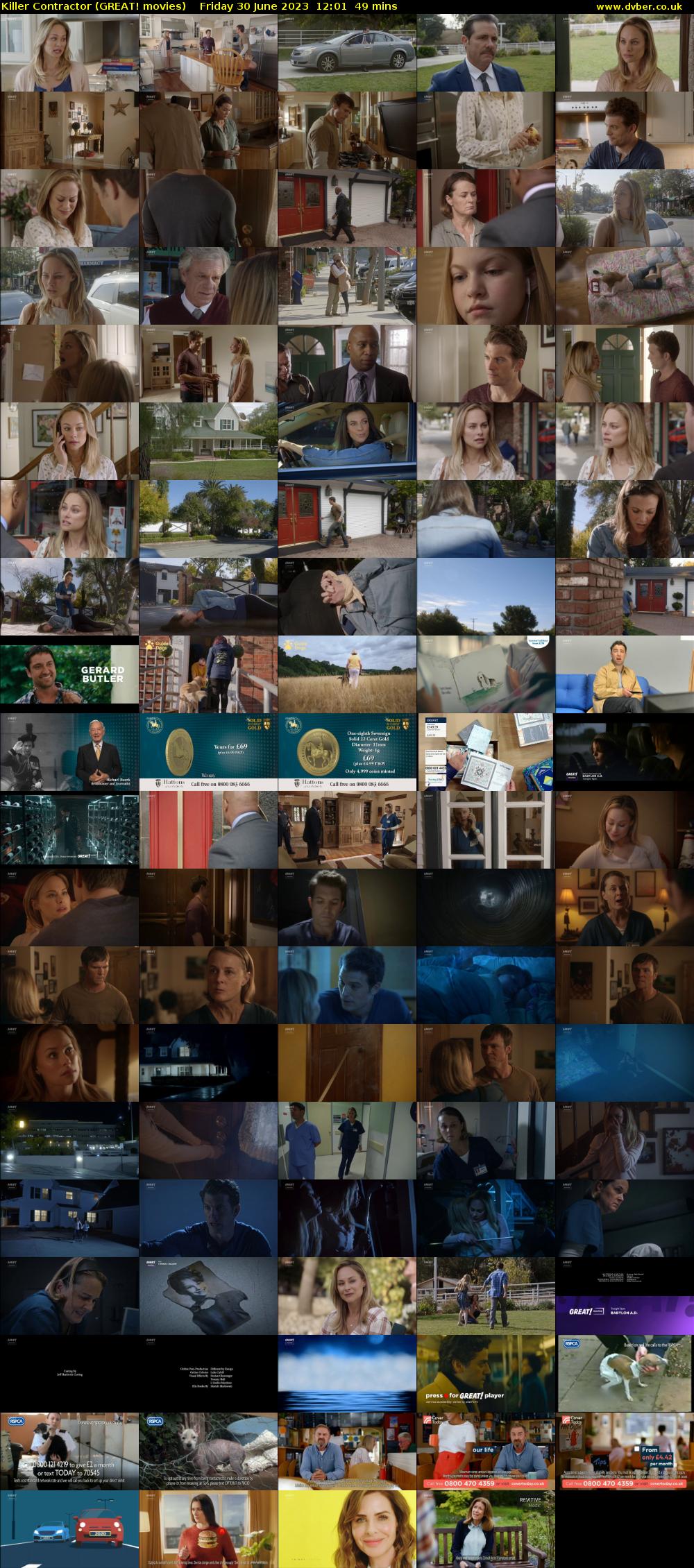 Killer Contractor (GREAT! movies) Friday 30 June 2023 12:01 - 12:50